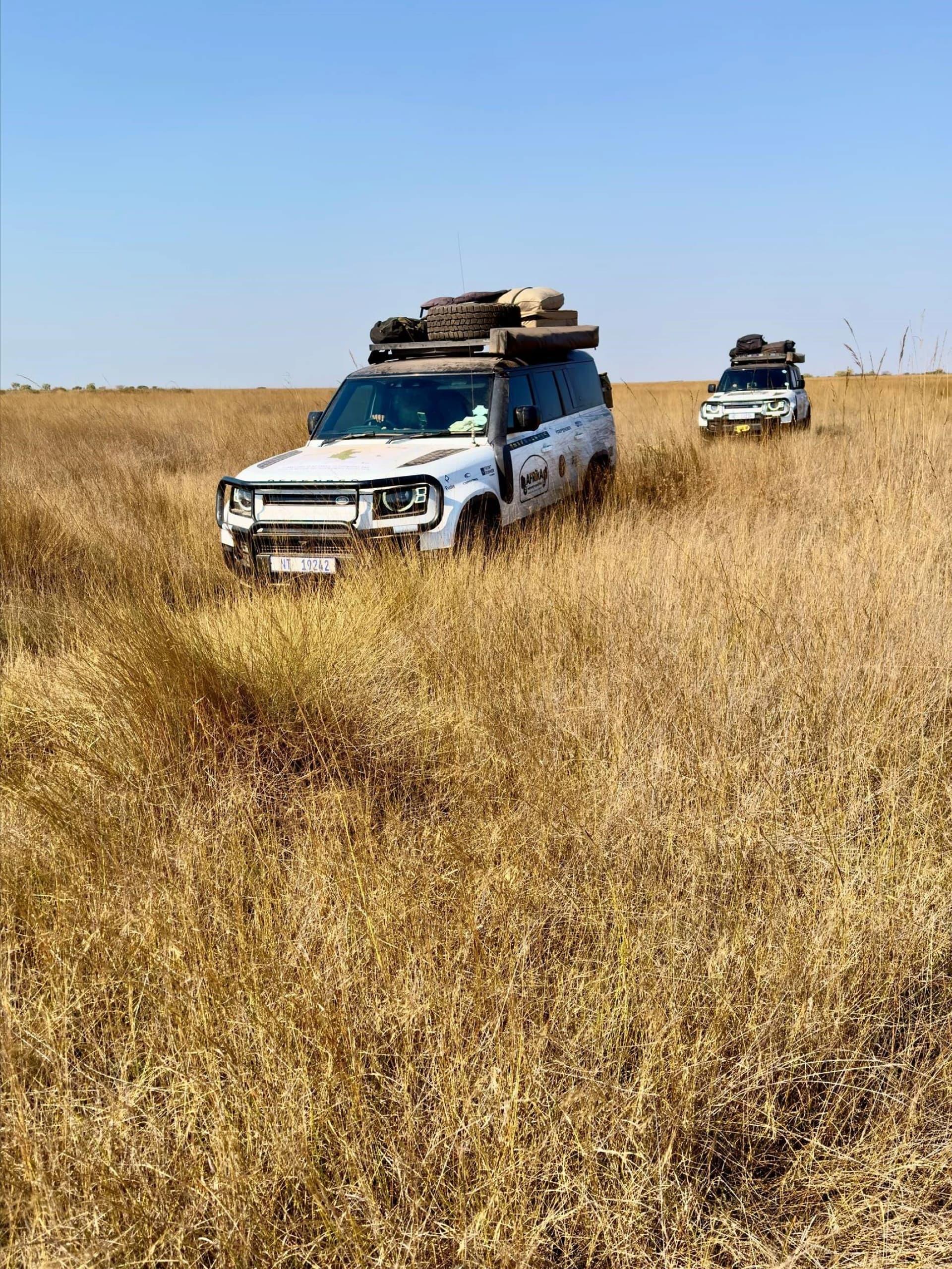 Defenders Prove Their Mettle by Powering Kingsley Holgate Foundation Through Gruelling Start of Afrika Odyssey Expedition