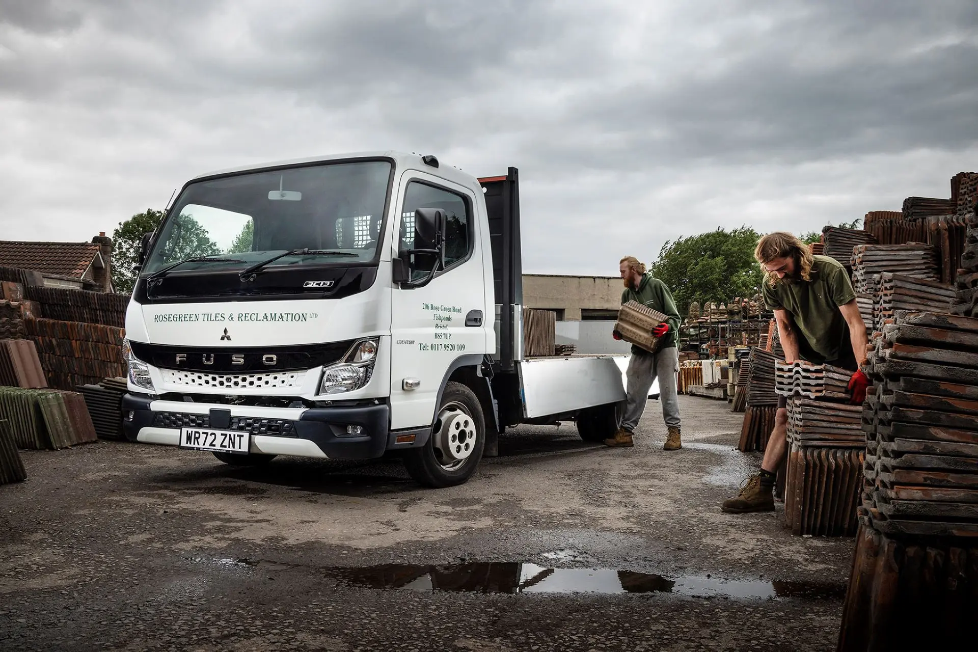 Fuso Canter Repeats A Pattern Of Proven Reliability For Rose Green Tiles 1