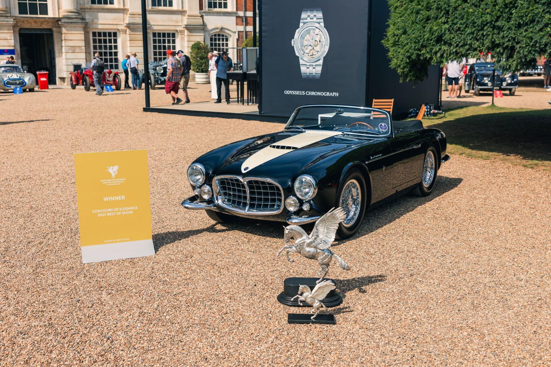 Maserati A6GCS/53 Frua Spider crowned ‘Best in Show’ at Concours of Elegance 2023