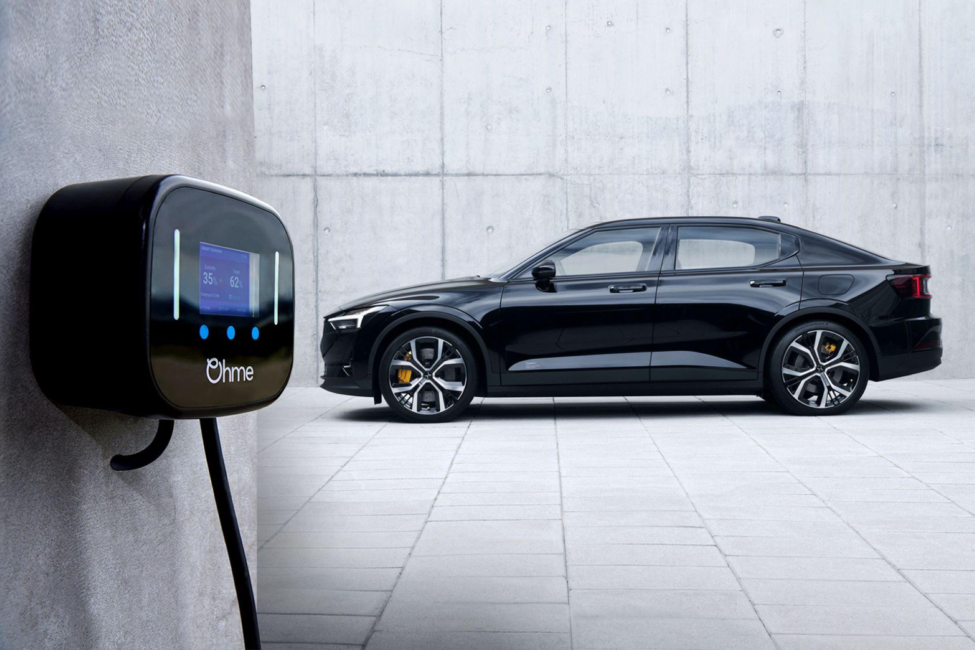 Polestar chooses Ohme as its official smart charger partner in Ireland
