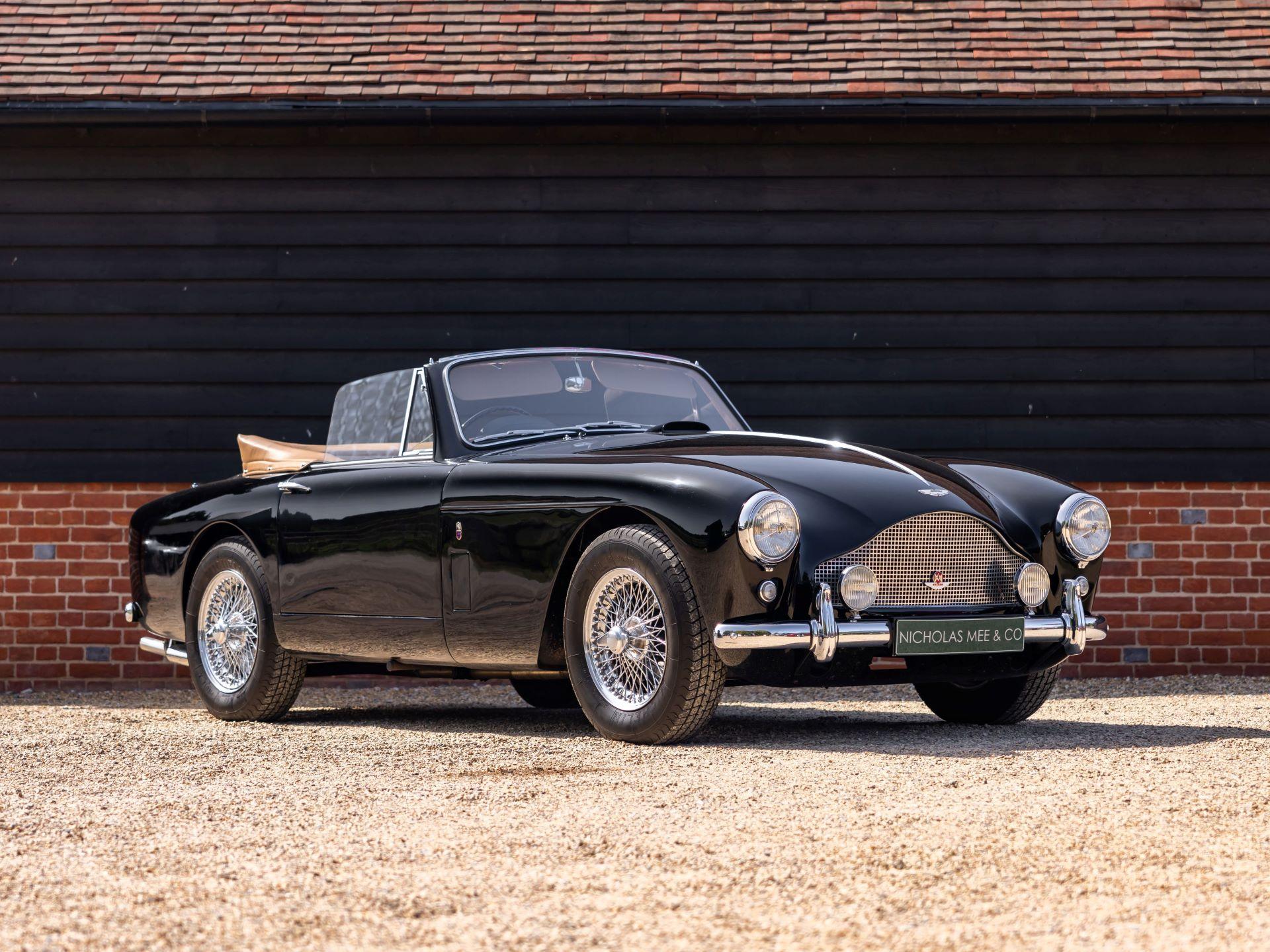 Rare classic Aston Martin convertible now available at Nicholas Mee