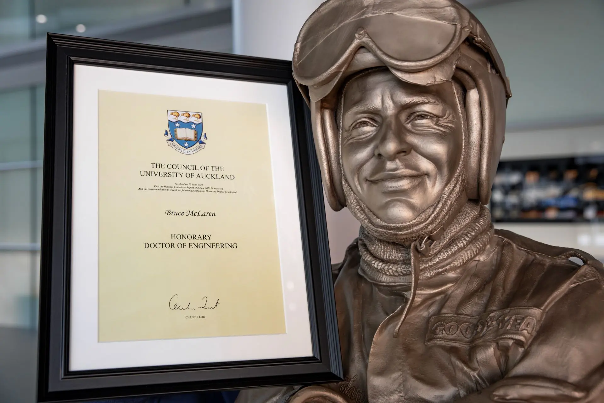 University Of Auckland Awards Bruce Mclaren With Posthumous Honorary Degree 1