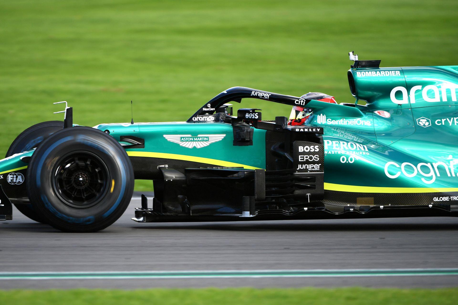 Aston Martin Autosport BRDC Young Driver Luke Browning stars in Aston Martin Aramco Cognizant Formula One™ Team Silverstone test