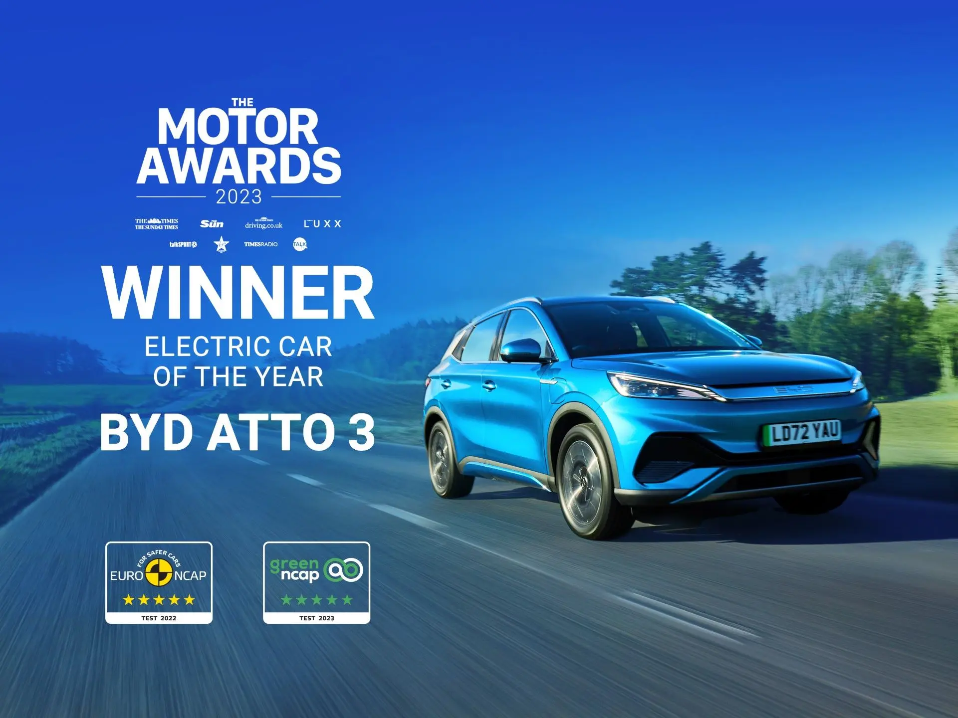 Byd Atto 3 Charges To Victory As News Uks Best Electric Car Of The Year