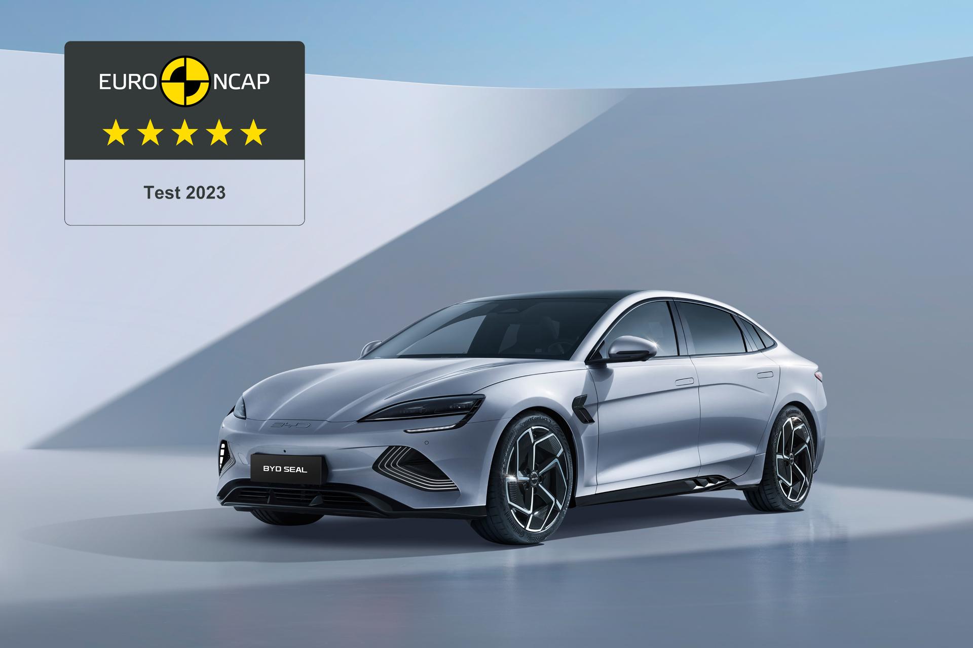 BYD SEAL and BYD DOLPHIN awarded 5 stars in Euro NCAP Safety Tests