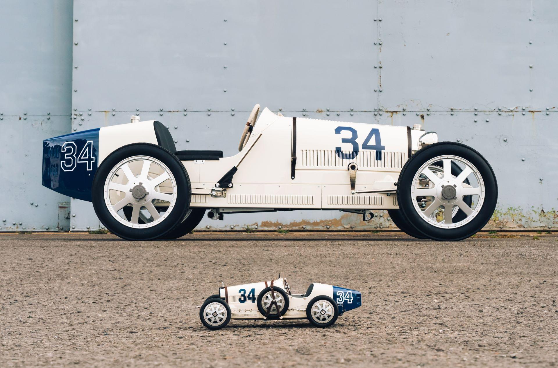 The Perfect Pair: Match your Bugatti Baby II with a limited edition, hand-crafted CMC model