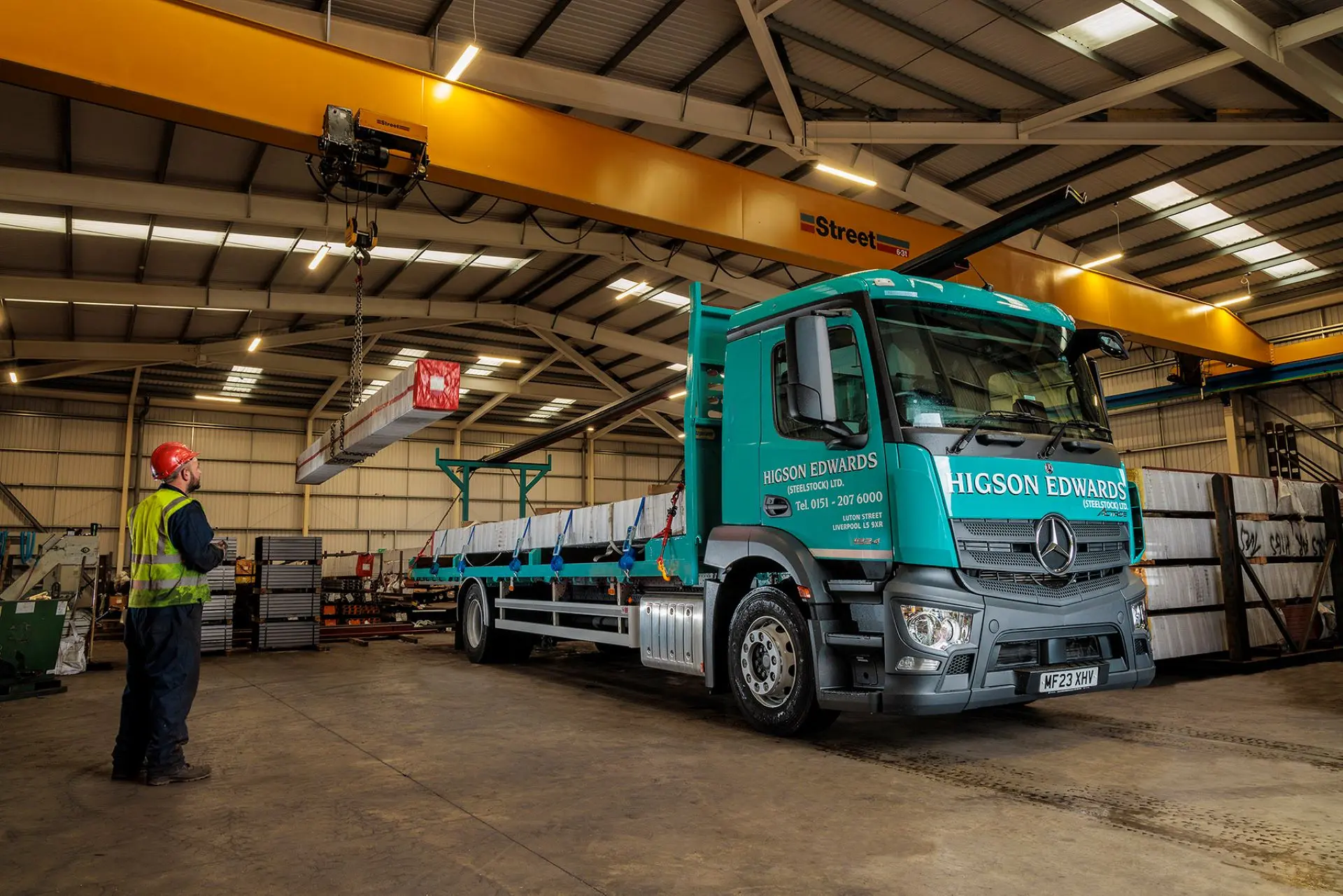 Mercedes Benz Actros Is The Solid Option For Steel Supplier Higson Edwards 1