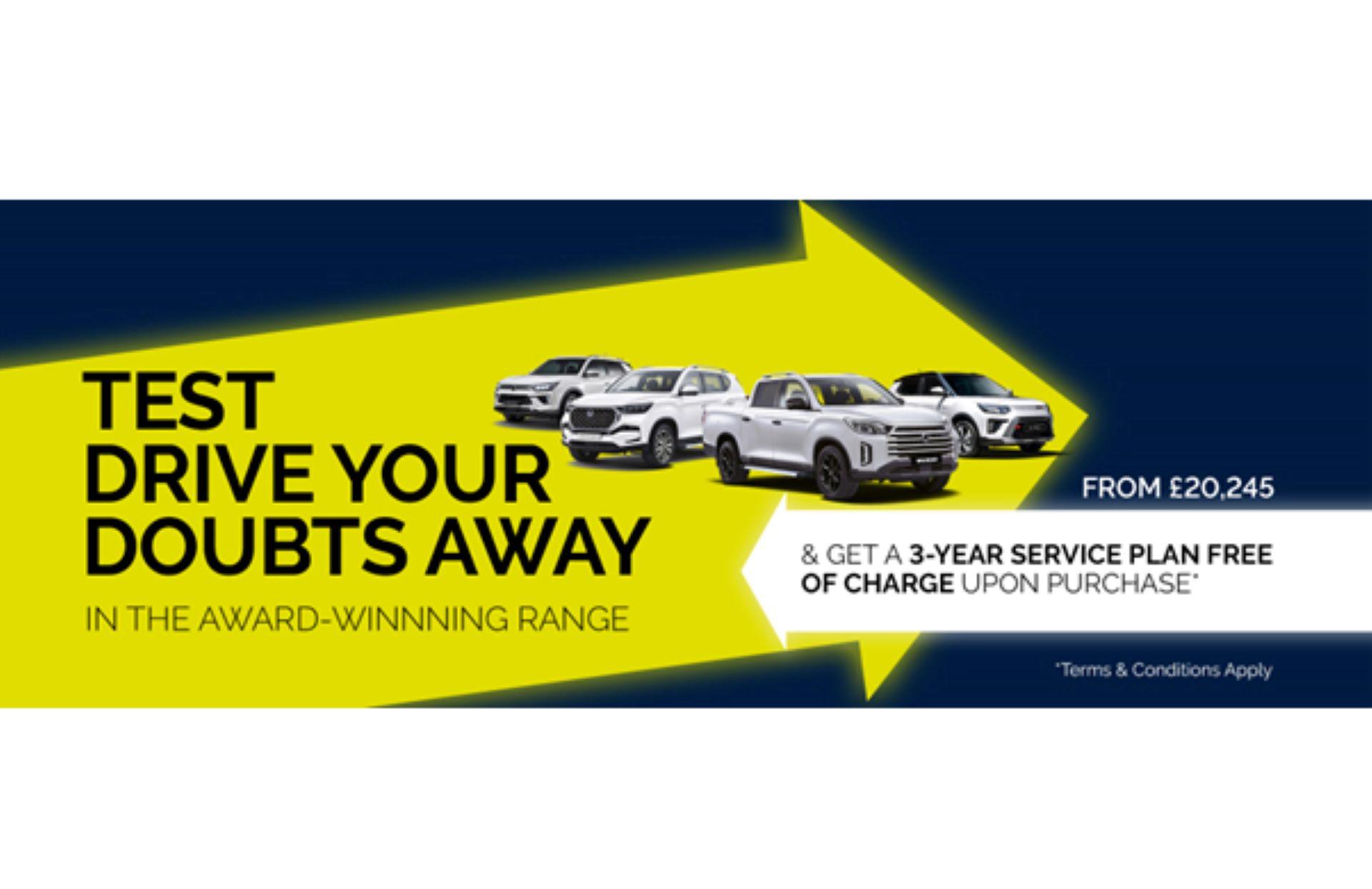 Test drive your doubts away with SsangYong this summer