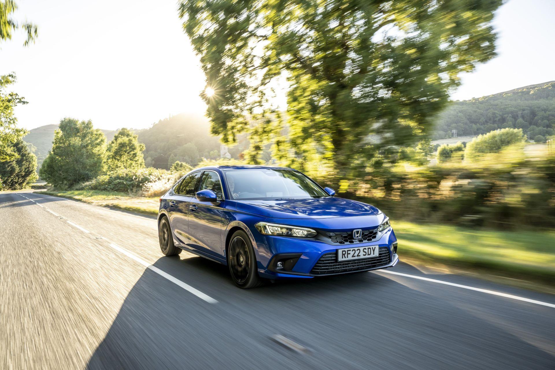 Honda Civic e:HEV is Best Medium Family Car at Parkers New Car Awards