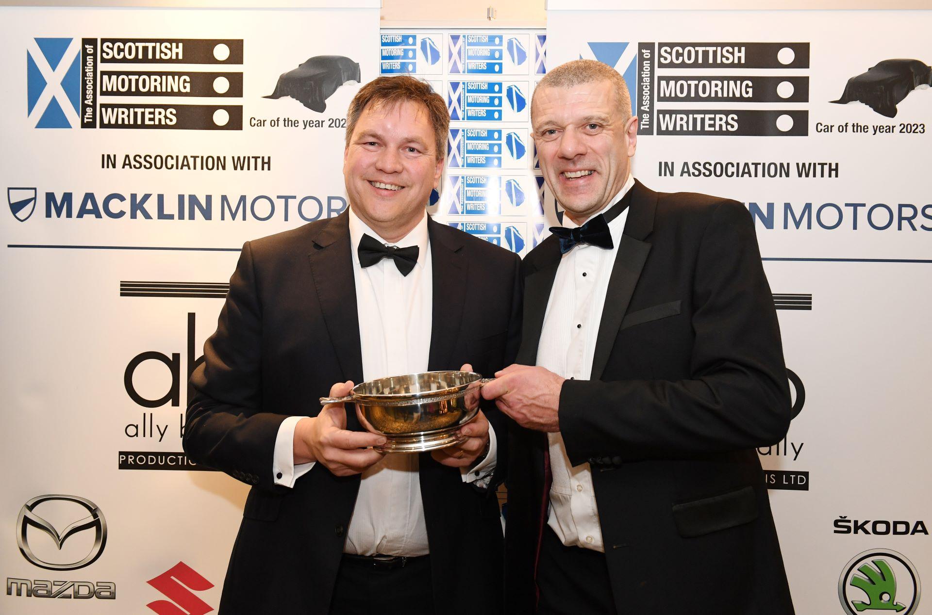 Bridge of Weir wins Design and Innovation Award at Scottish Car of the Year celebration