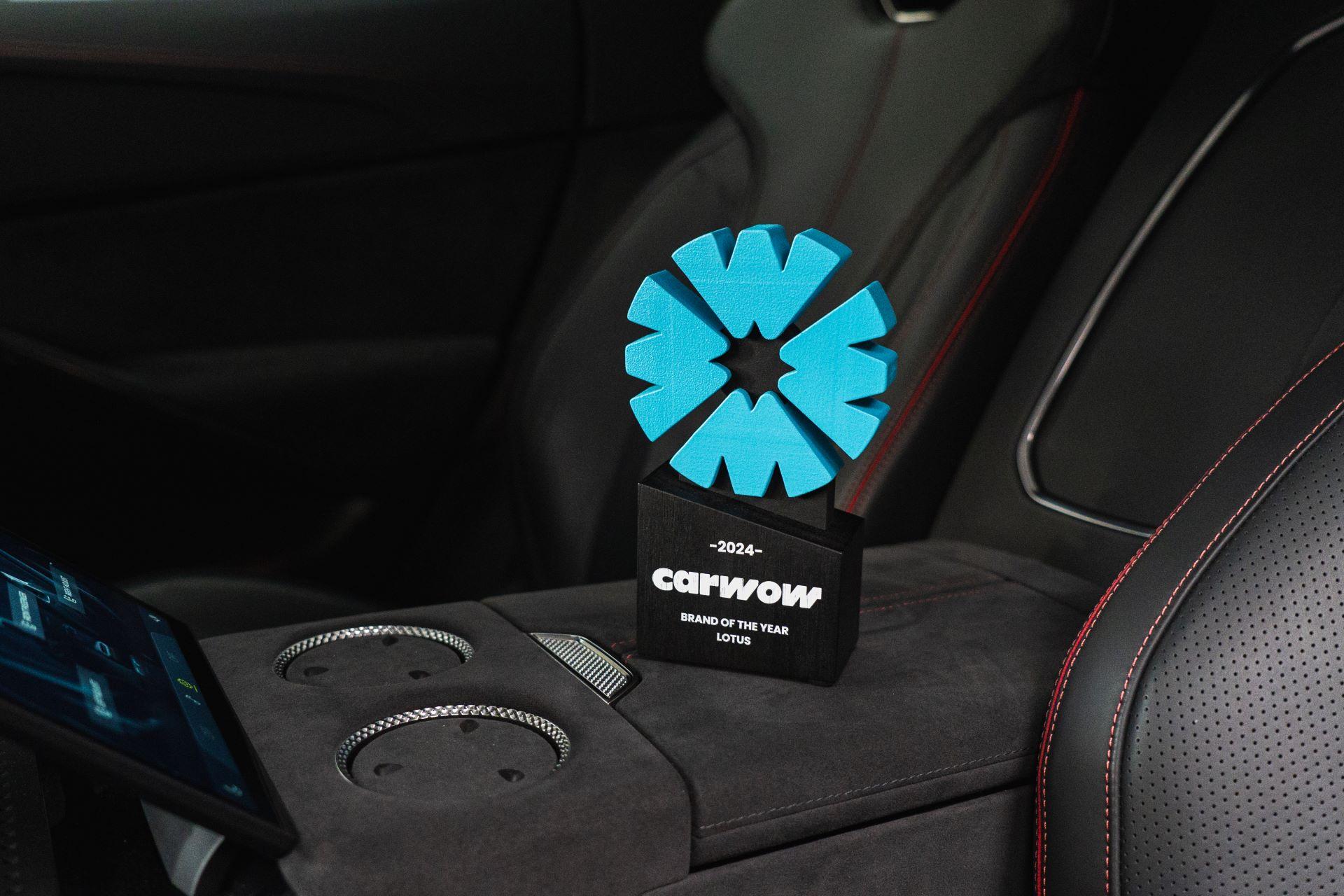 Lotus wins ‘Brand of the Year’ in Carwow Awards 2024