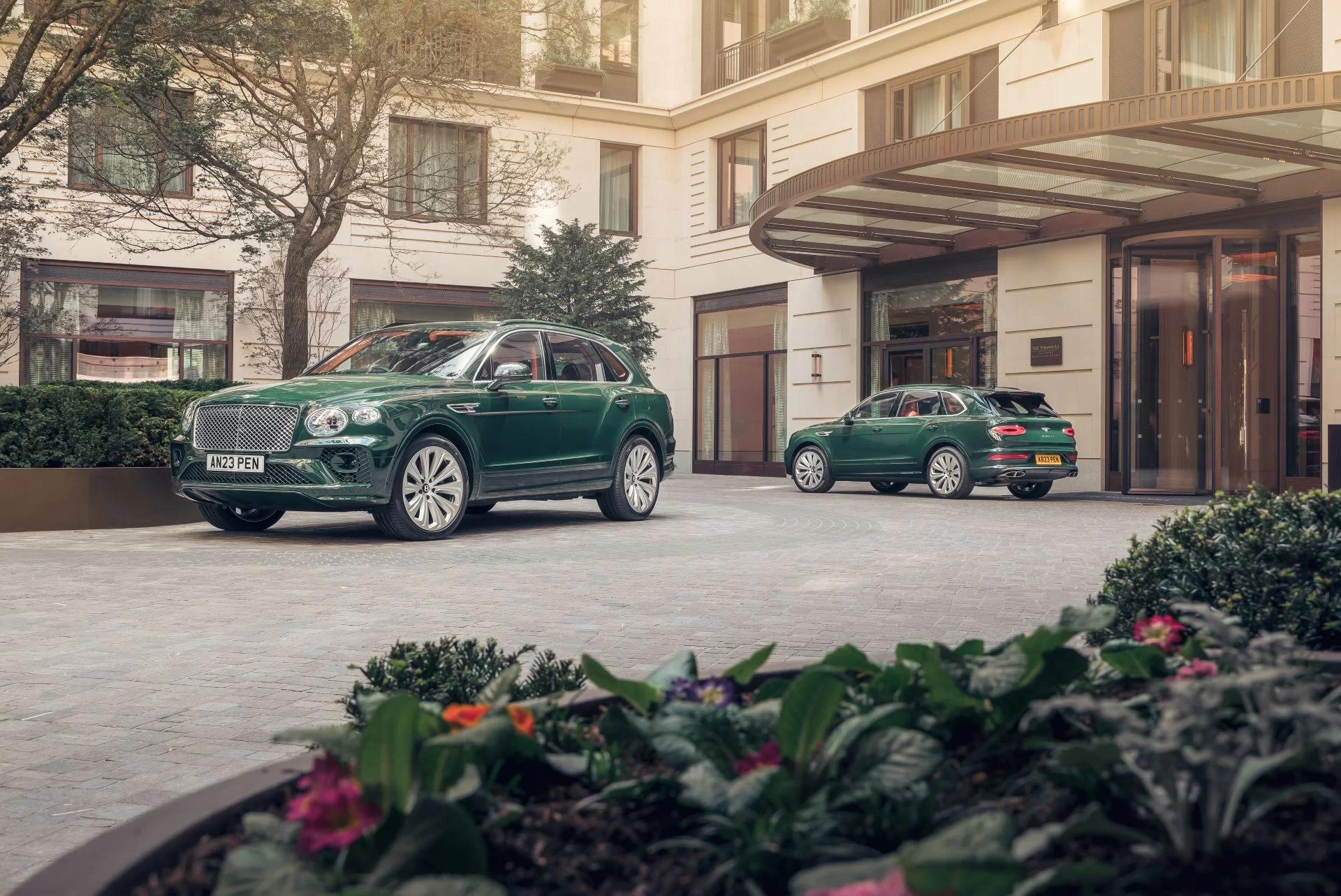 Bespoke Bentayga Hybrids for the Peninsula London