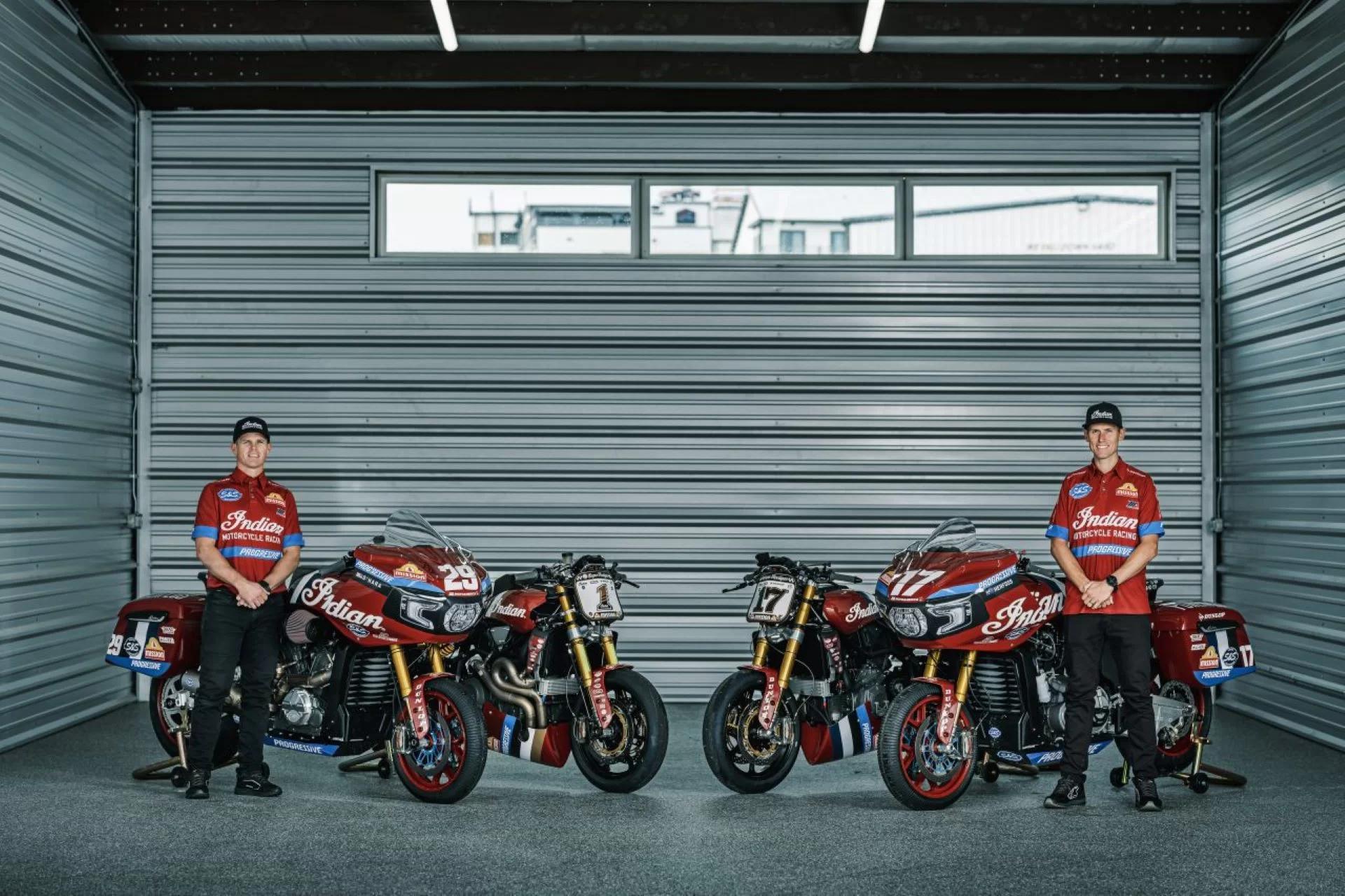 Indian Motorcycle announces 2024 factory race teams, signs three-time Australian Superbike Champion Troy Herfoss for its King of the Baggers® & Super Hooligan® efforts