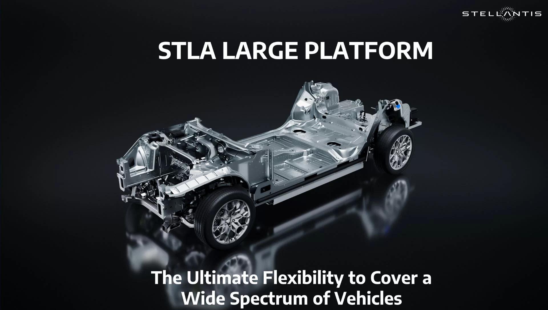 Stellantis Unveils BEV-native STLA Large Platform with 800 Km/500 Mile Range and the Ultimate Flexibility to Cover a Wide Spectrum of Vehicles