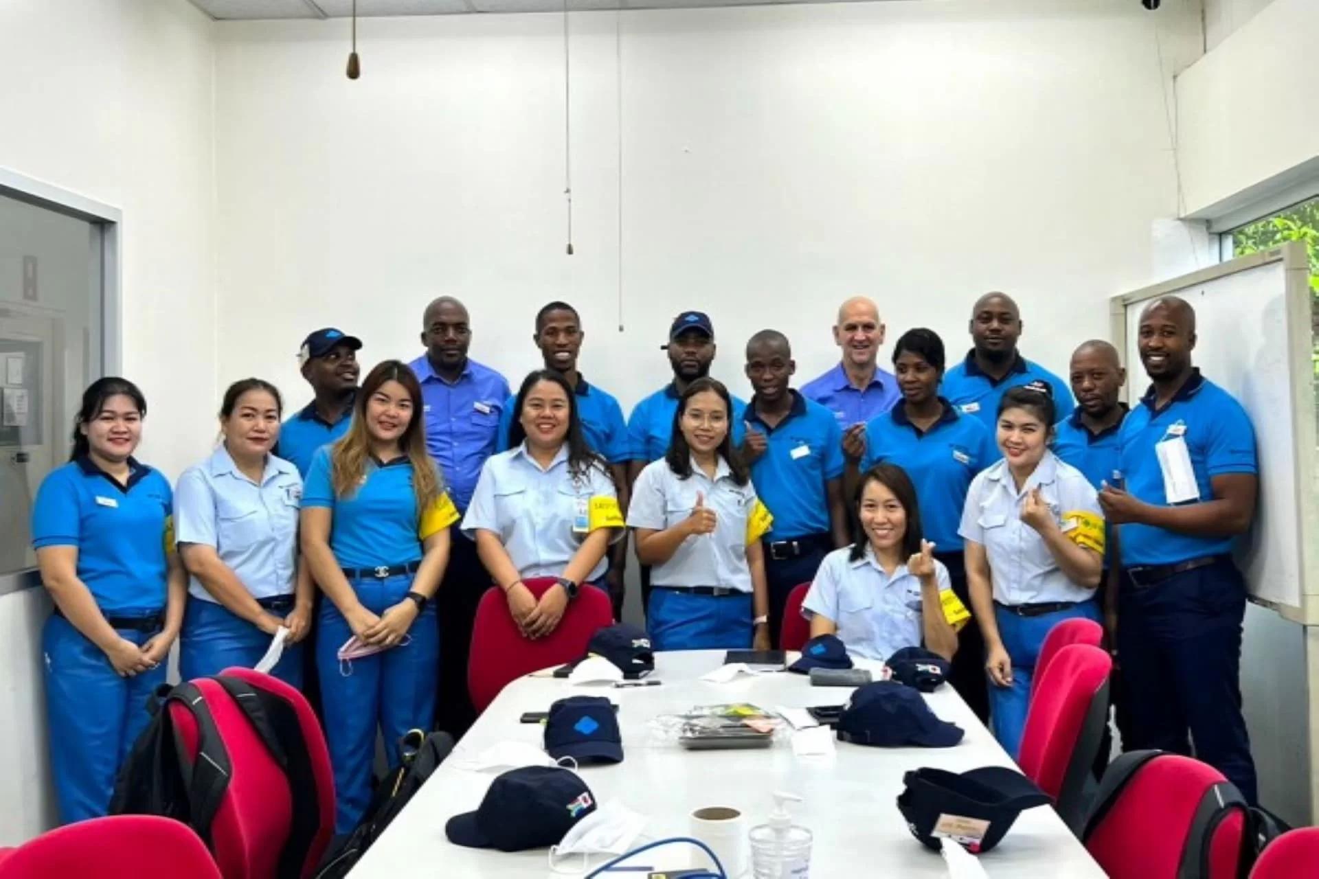 Dunlop Ladysmith Operators Gain Global Expertise in Tyre Making