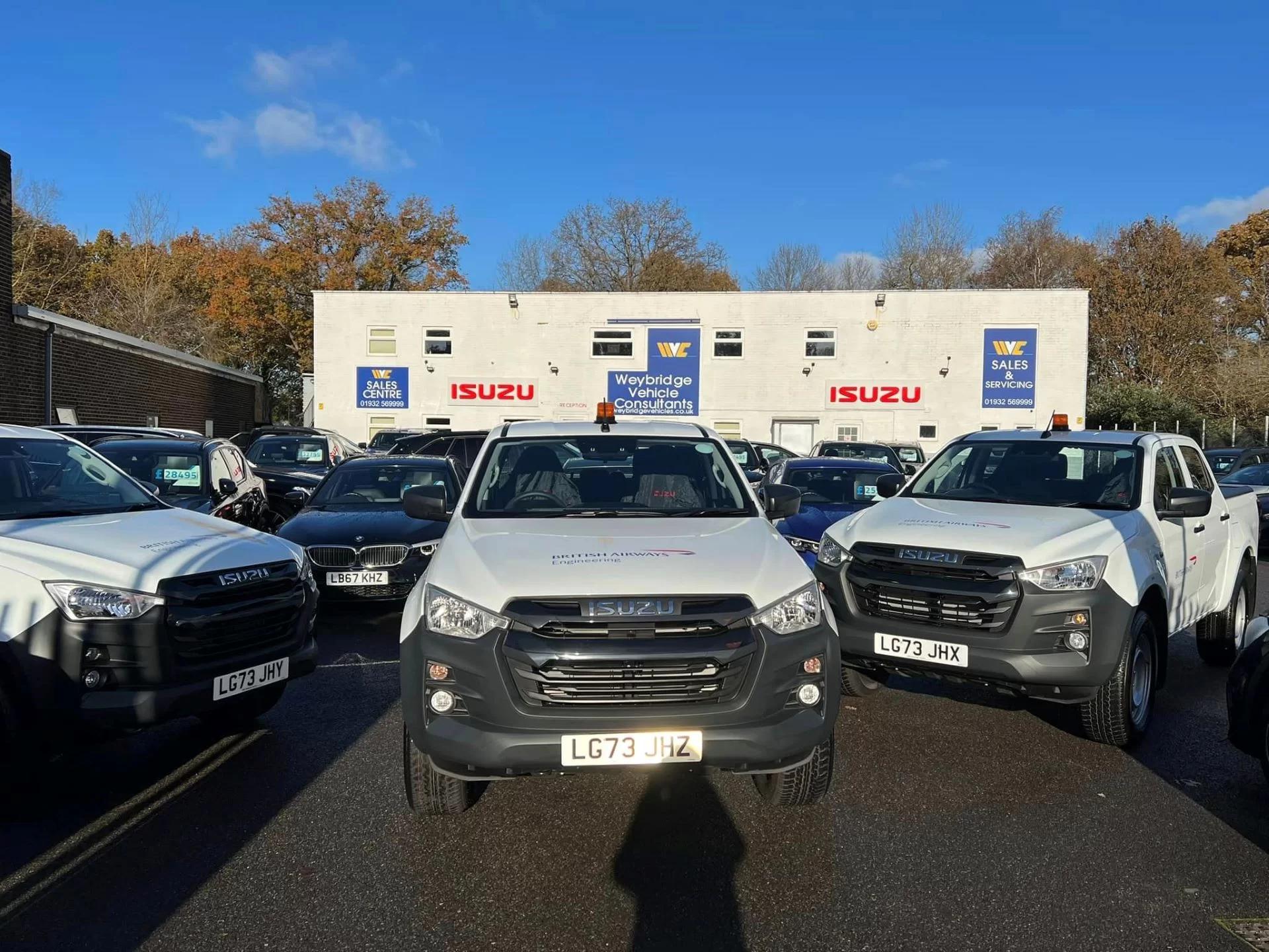 Isuzu D-Max strengthens British Airways groundwork
