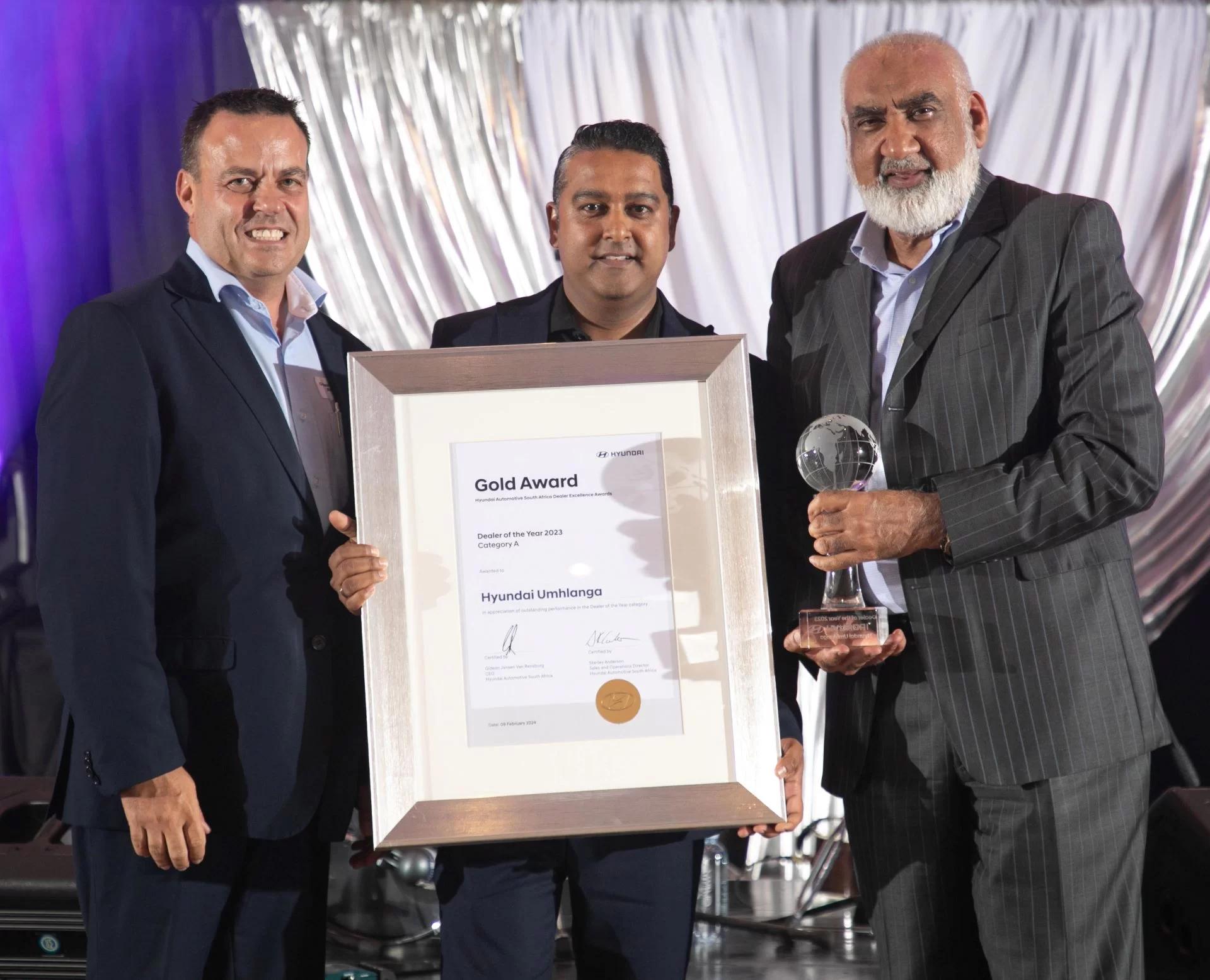Umhlanga is Hyundai’s Dealer of the Year for 2023