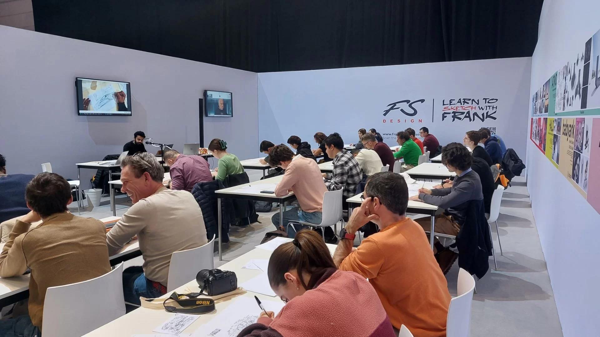 Sketching Sensation: Frank Stephenson Design Debuts ‘Learn to Sketch with Frank’ at Geneva International Motor Show 2024