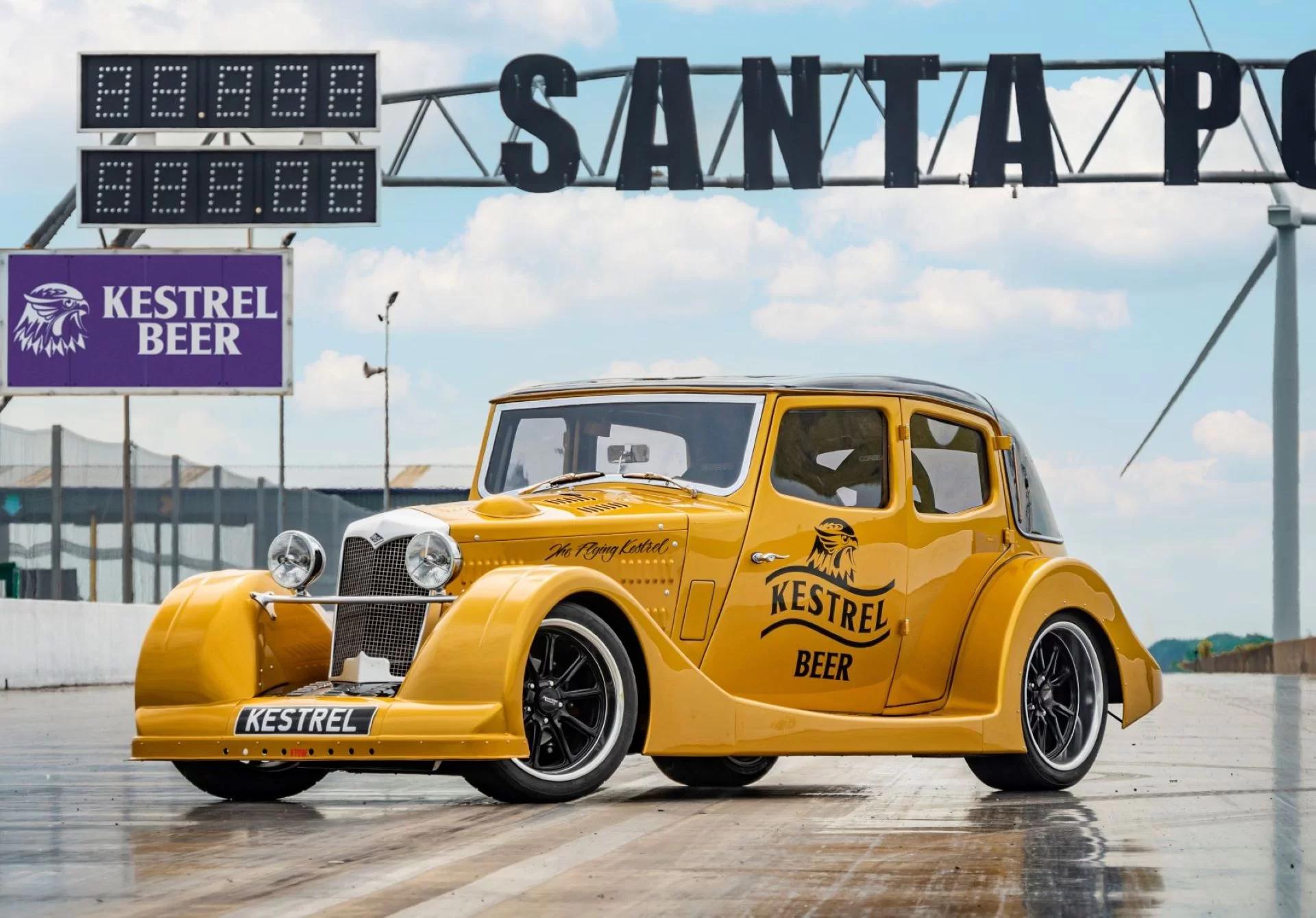Kestrel Beer continues Santa Pod Lane sponsorship with two year agreement