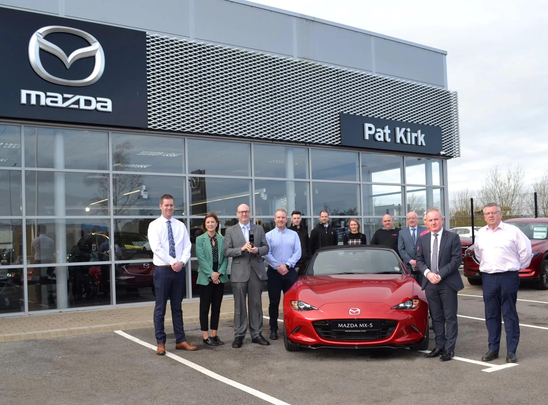 Northern Ireland dealer Pat Kirk Mazda triumphs in Mazda UK All-Star Sales League and crowned as overall Dealer of the Year