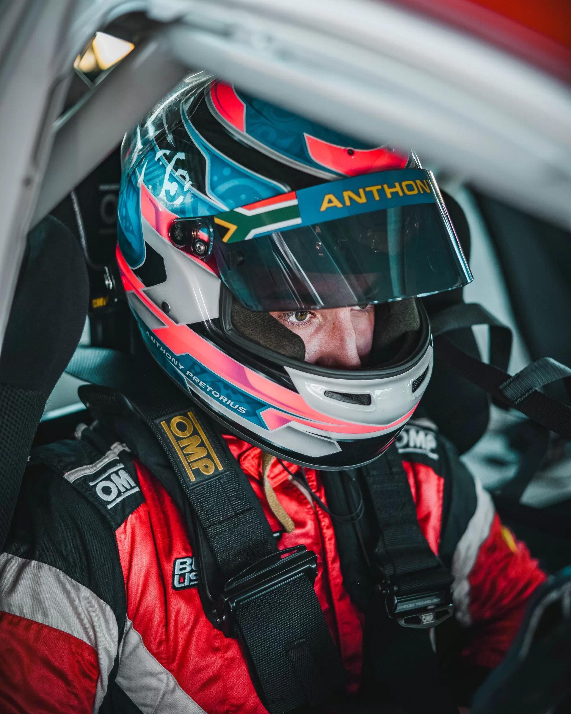 South African Touring Cars’ youngest driver, Anthony Pretorius, ready to take to the track