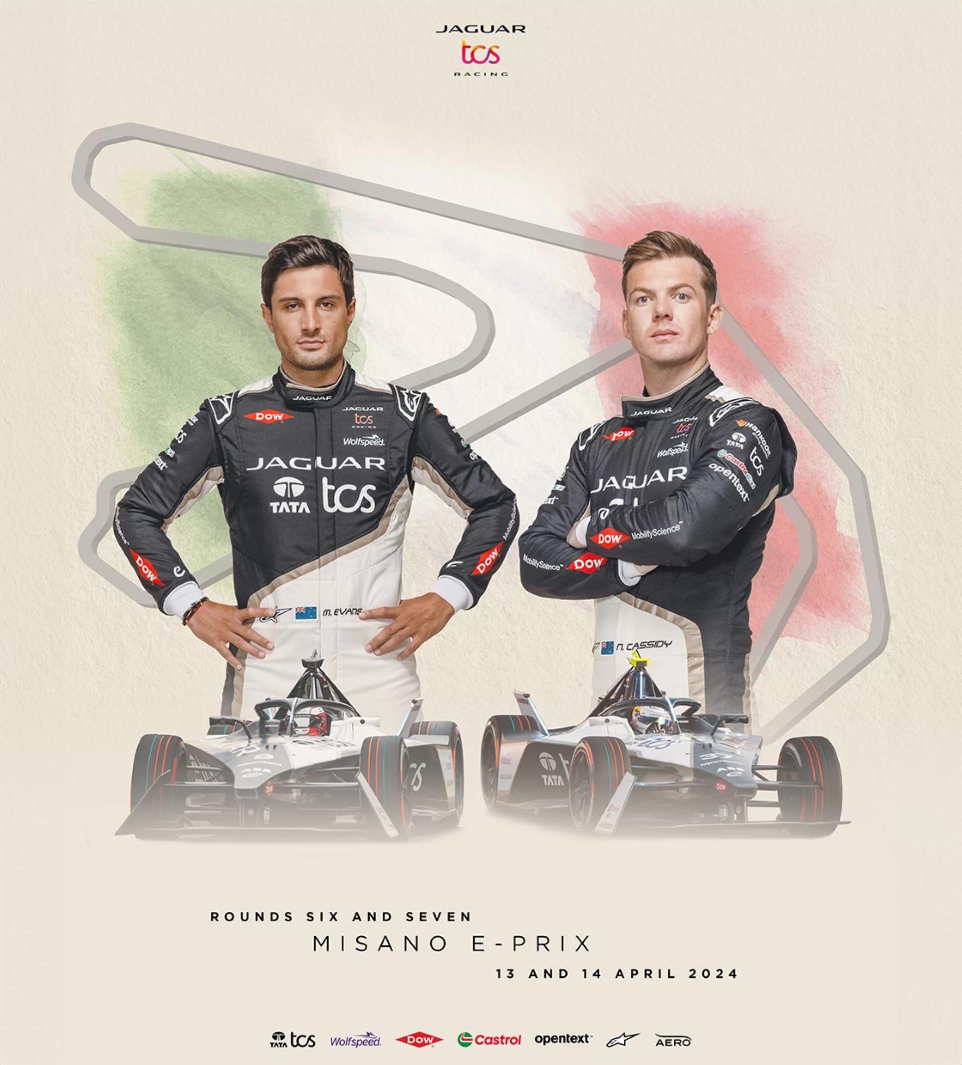 Jaguar TCS Racing Eyes Victory in Formula E’s First Misano E-Prix