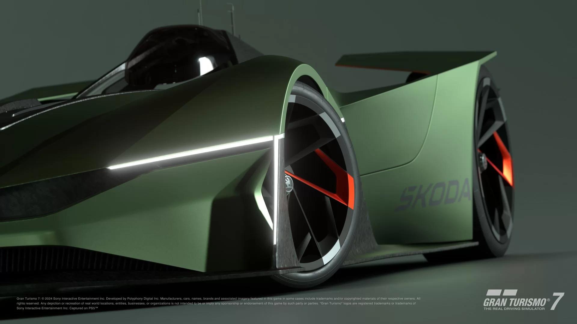 Škoda Auto Races into the Future with the Electric Vision Gran Turismo for PlayStation