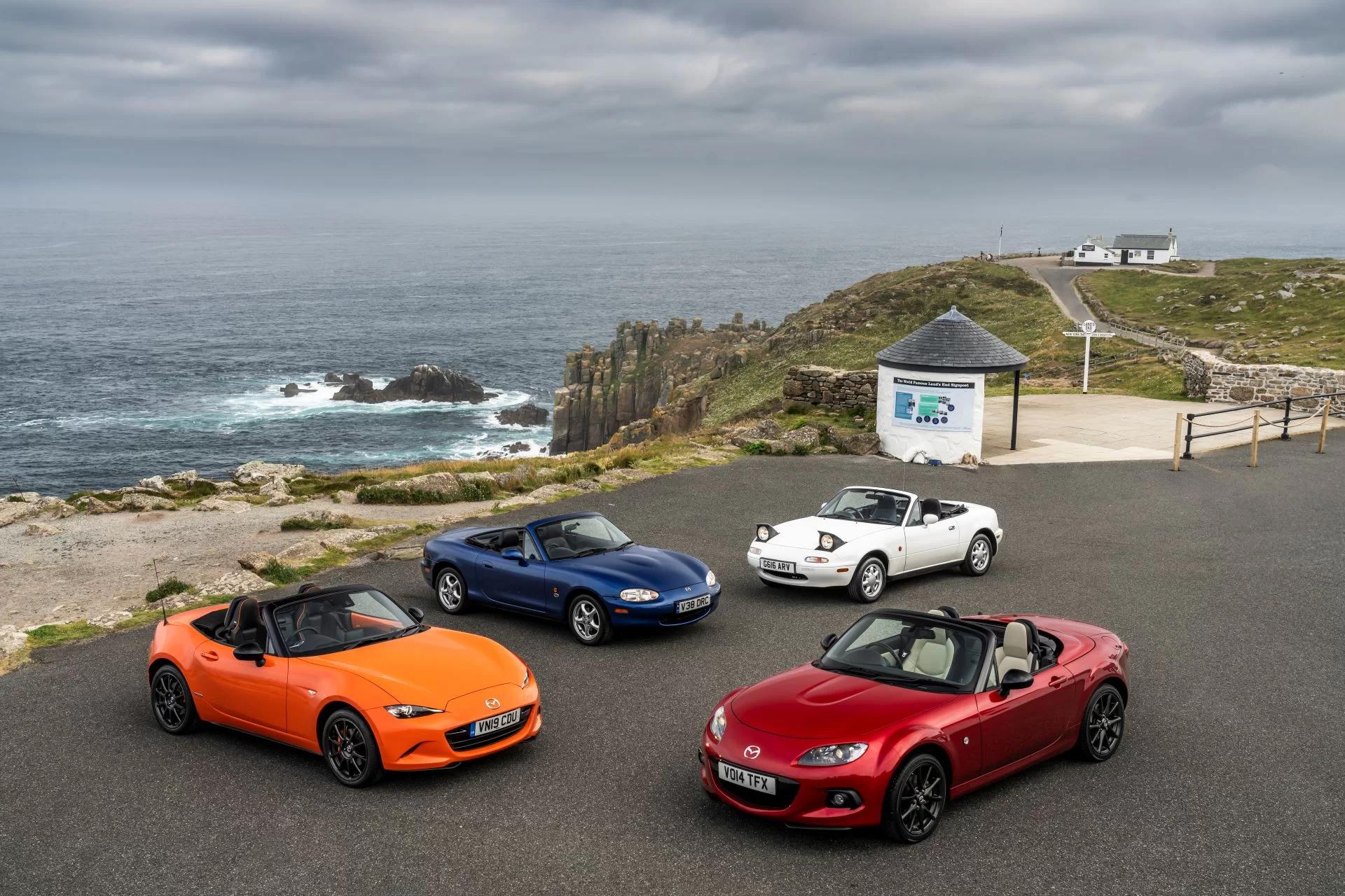 Mazda MX-5 Celebrates 35 Years with Sustainable Fuel Journey Across the UK