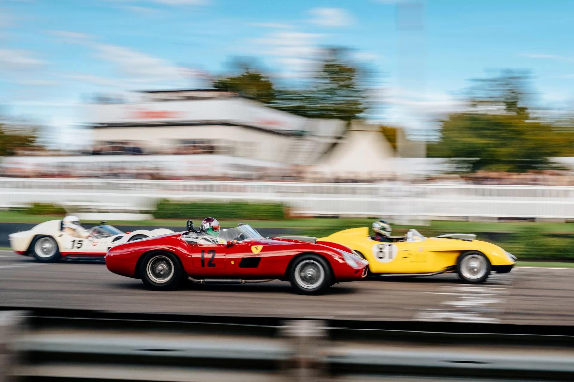 Legendary Drivers and Riders to Race on Sustainable Fuels at Goodwood Revival 2024