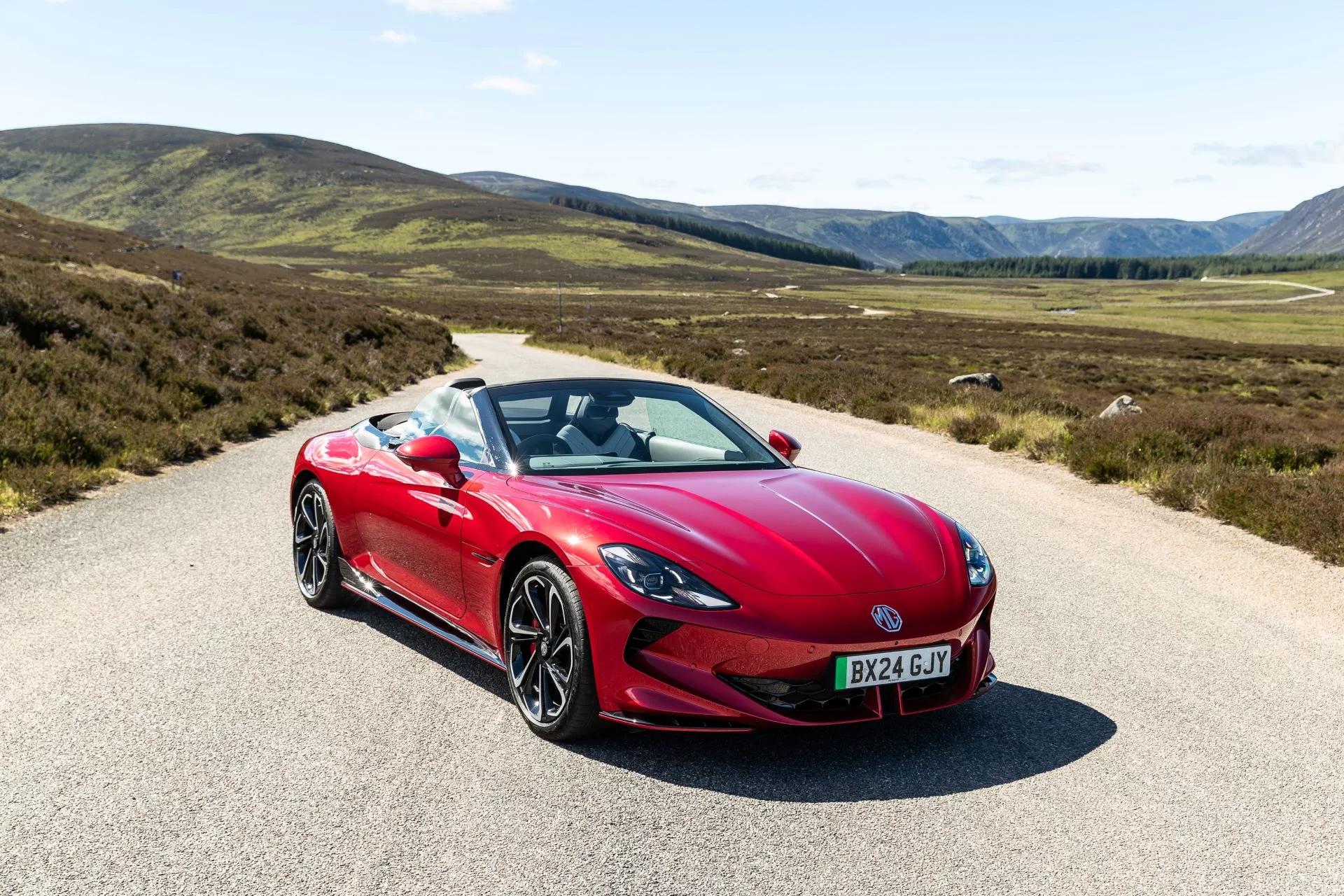 MG Cyberster Shines at The British Motor Show as Best Sports Car of 2024