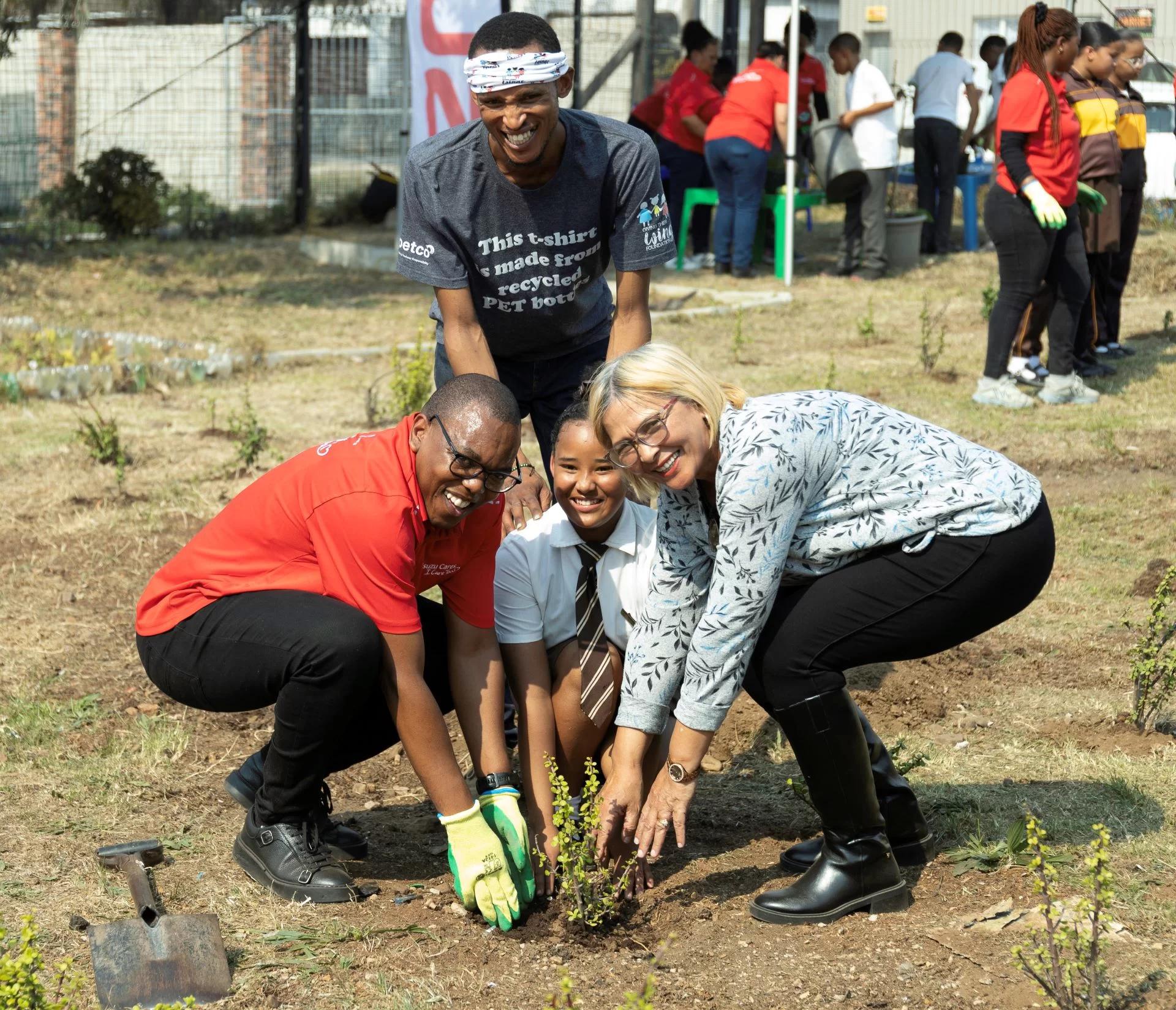 Planting a Sustainable Future: ISUZU’s Arbor Week Initiative Empowering South African Schools