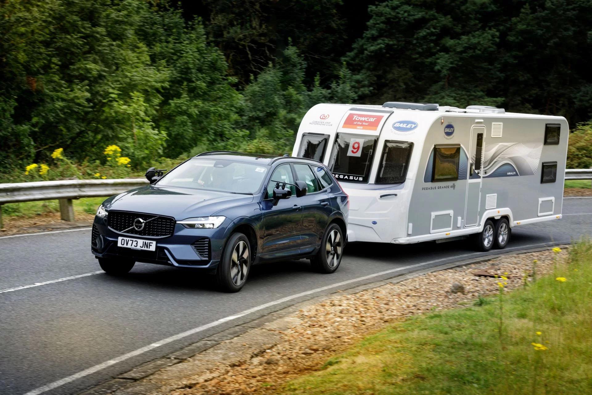 Volvo XC60 T6 Plug-in Hybrid Crowned Caravan and Motorhome Club Towcar of the Year 2025