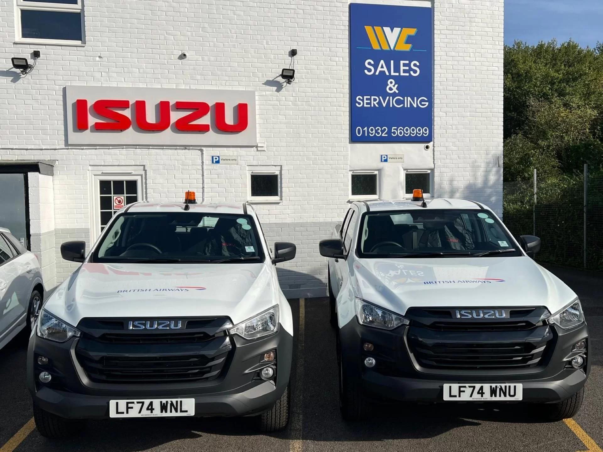 British Airways Expands Heathrow Fleet with Isuzu D-Max Pick-ups