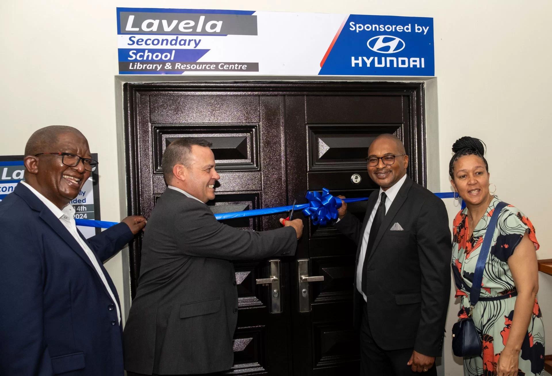 Hyundai Automotive South Africa’s Commitment to Education: A New Library for Lavela Secondary School