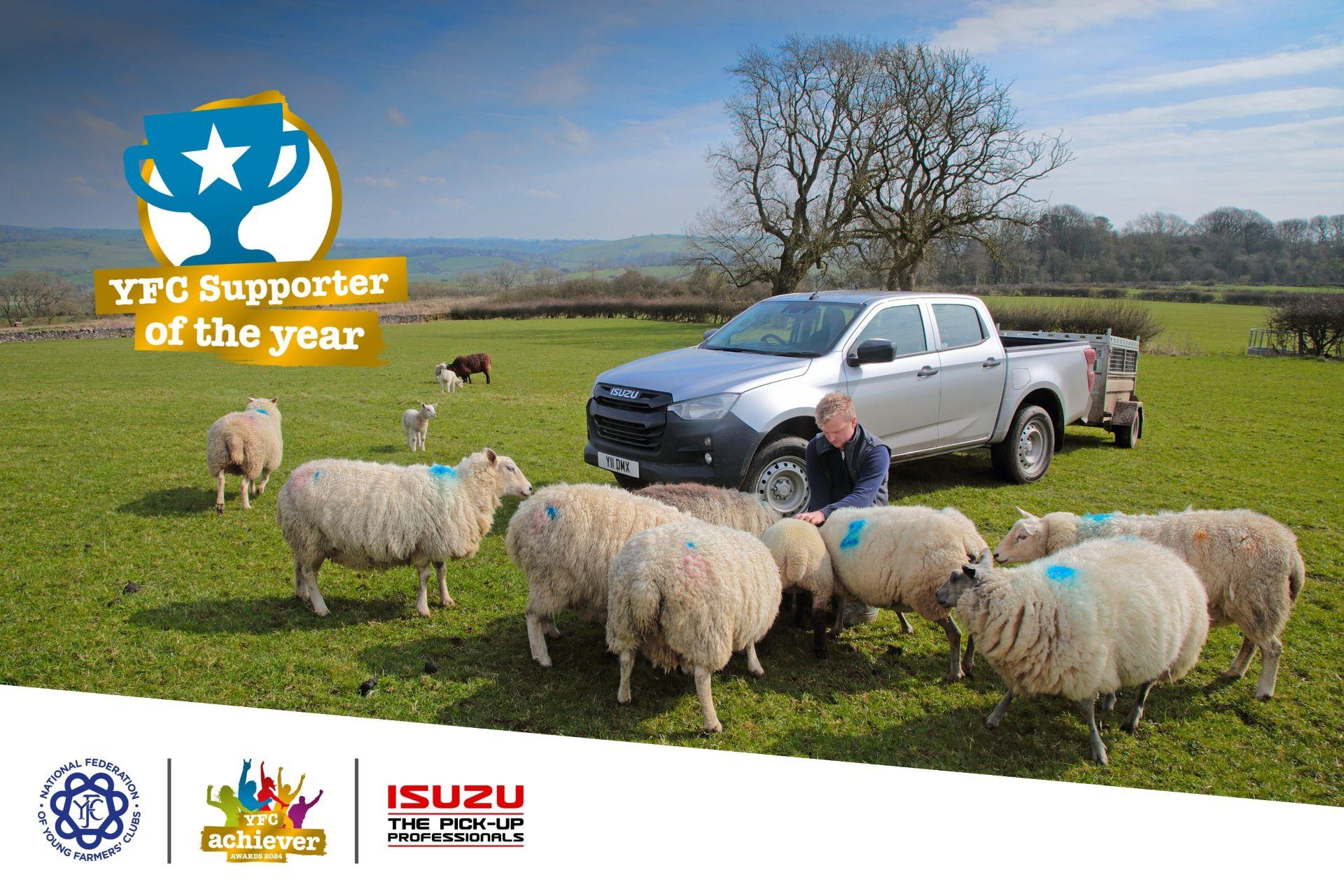 Isuzu UK Sponsors YFC Supporter of the Year Award at the YFC Achiever Awards 2024