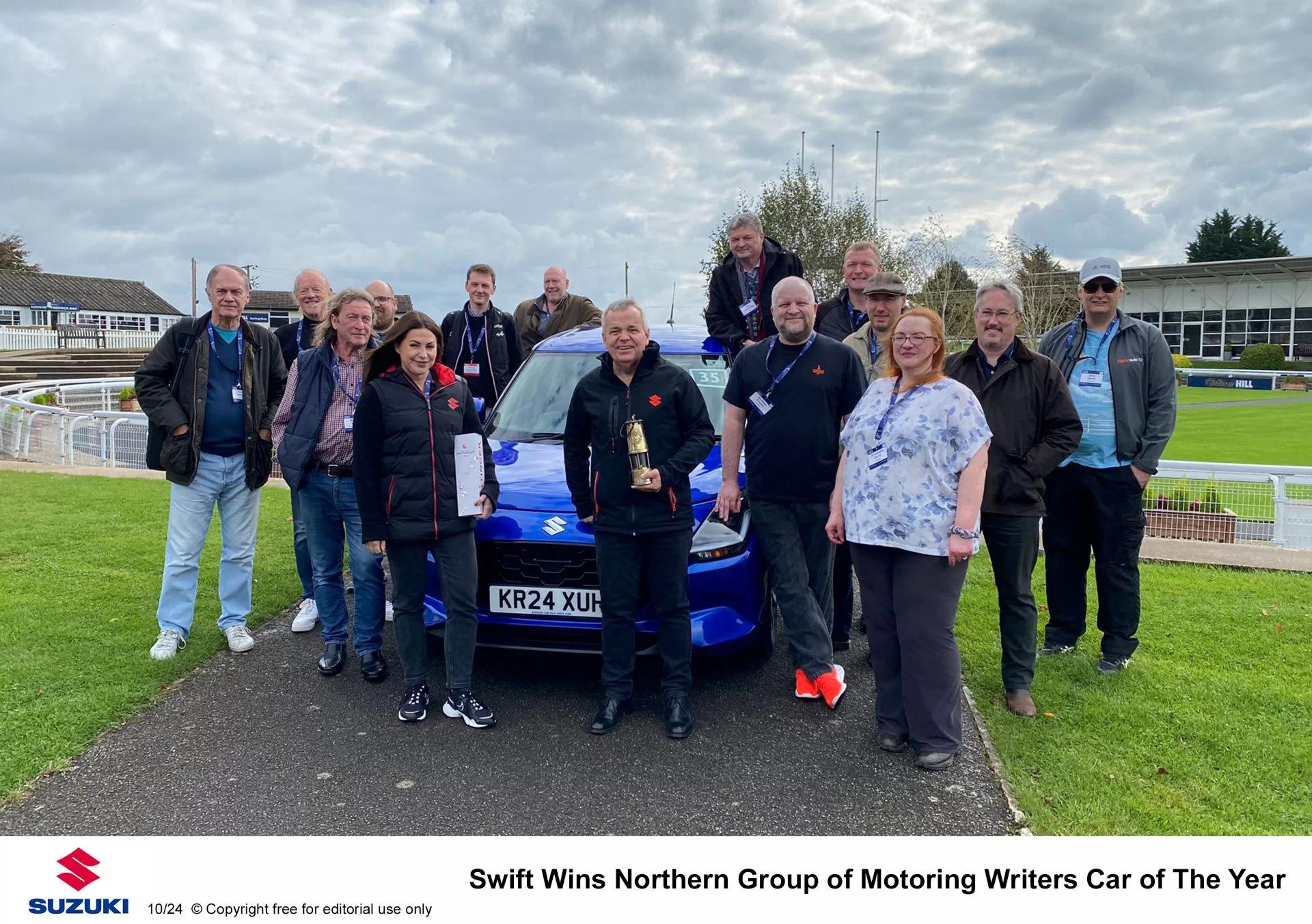 Suzuki Swift Crowned Car of the Year 2024 by Northern Group of Motoring Writers