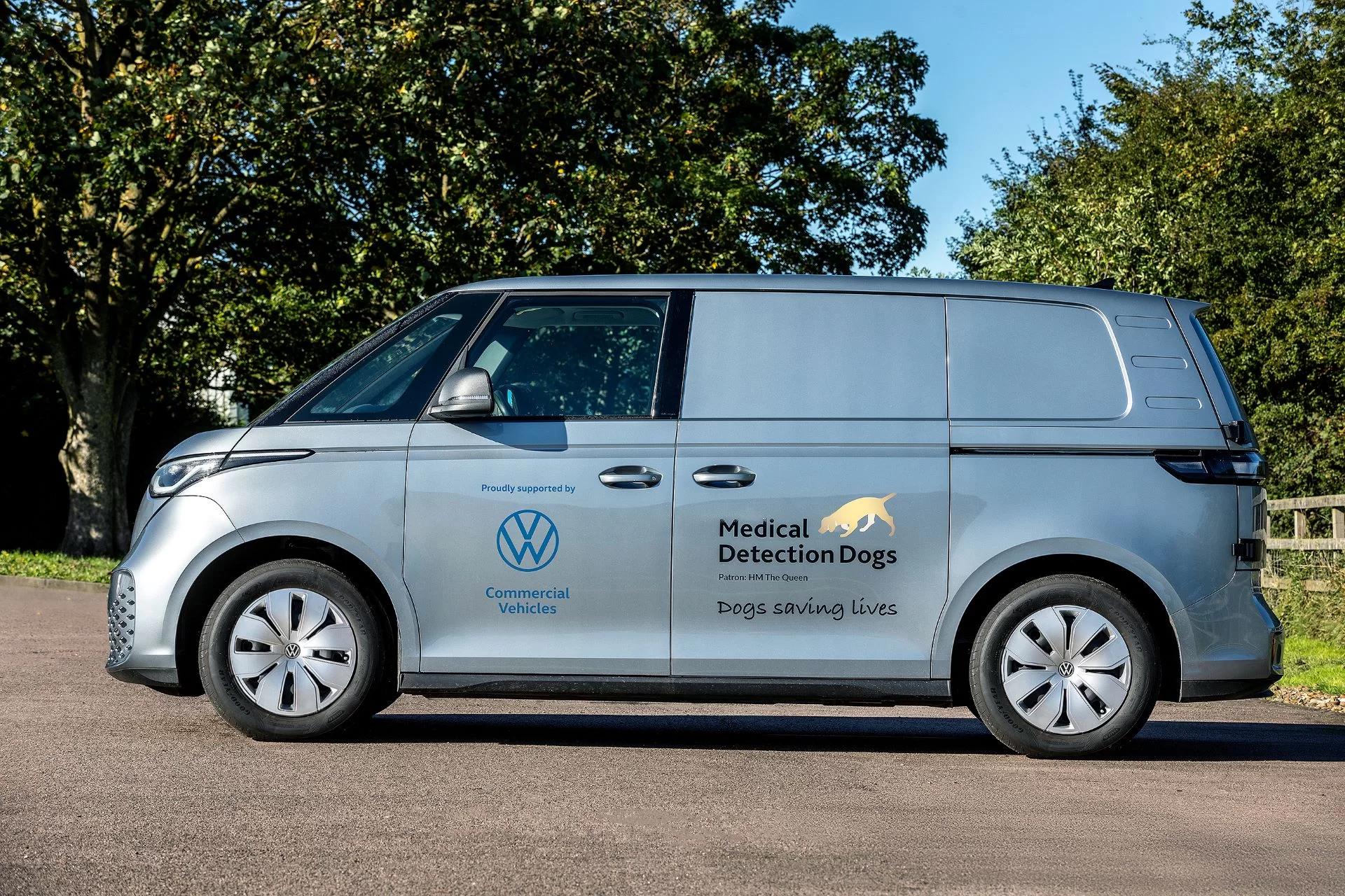 Volkswagen Commercial Vehicles Supports Medical Detection Dogs with All-Electric ID. Buzz Cargo