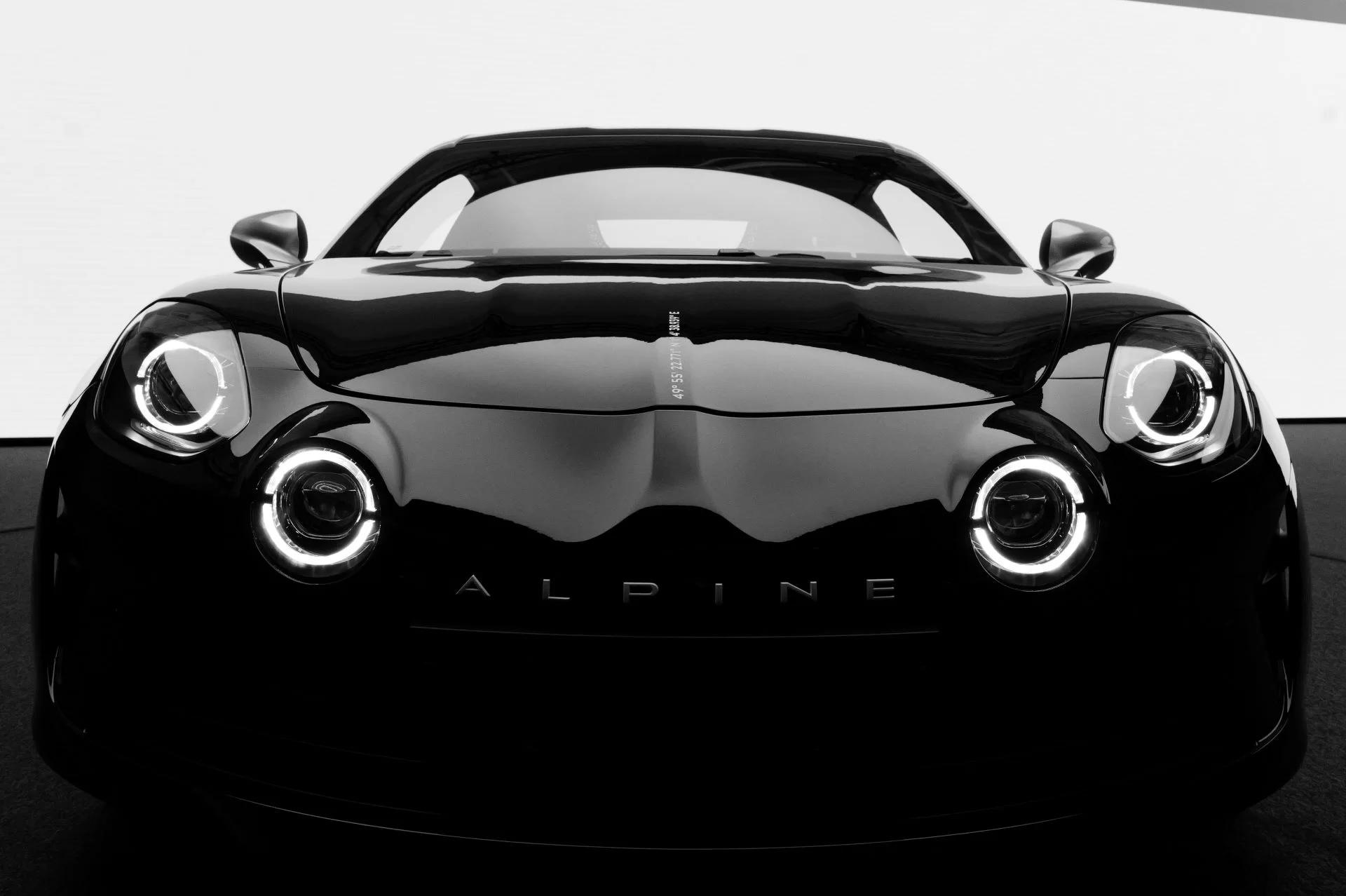 Alpine Unveils the Monochromatic A110 Art Car 2024: A Symphony in Black and White