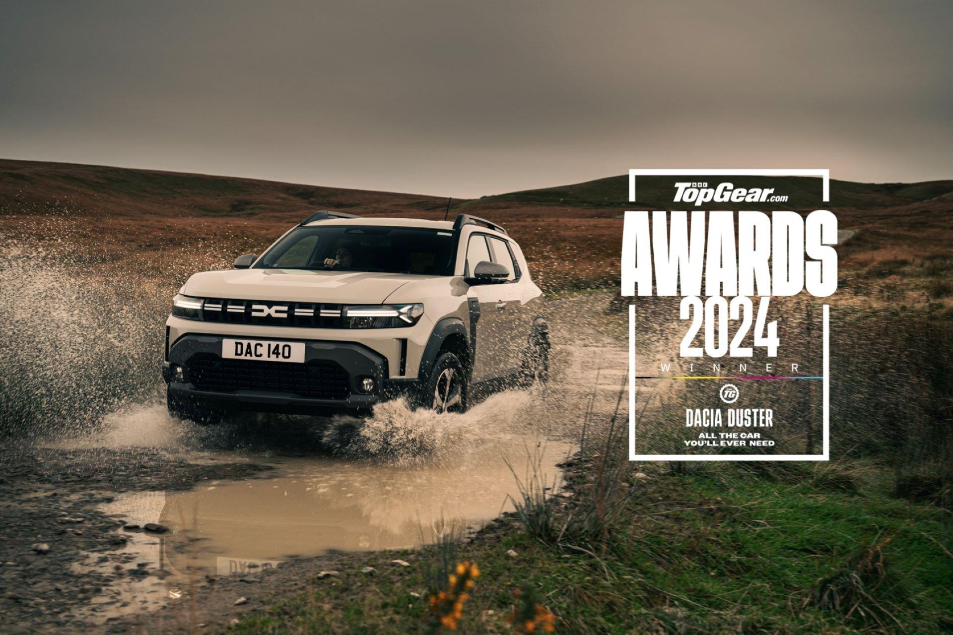 The All-New Dacia Duster Wins ‘All The Car You’ll Ever Need Of The Year’ at the 2024 TopGear.com Awards