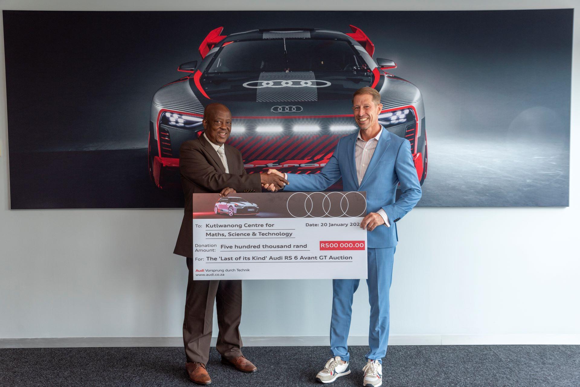 Audi South Africa Donates R500,000 to Kutlwanong Centre for Maths, Science and Technology