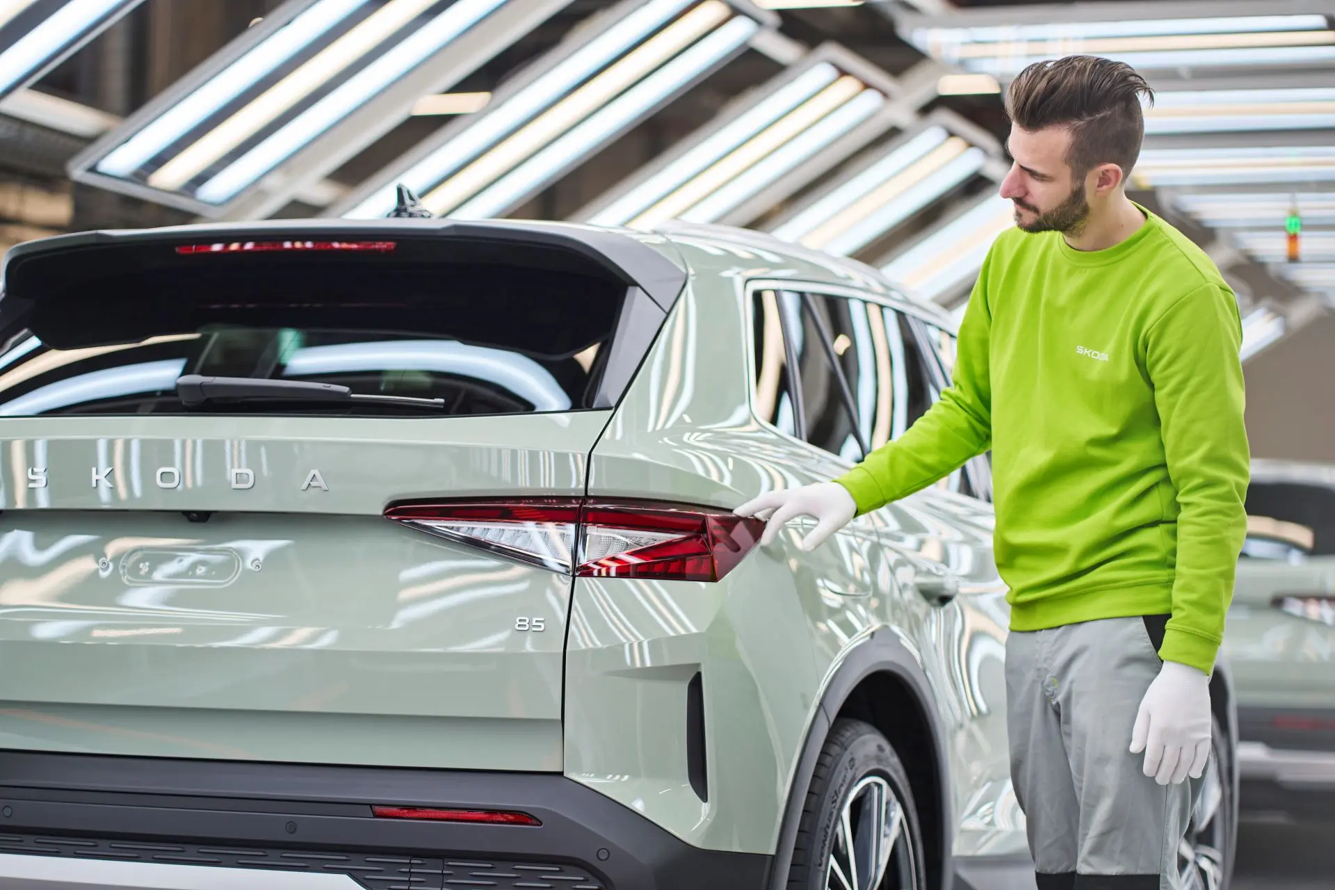 Škoda Auto Begins Production of the All-Electric Elroq Compact SUV