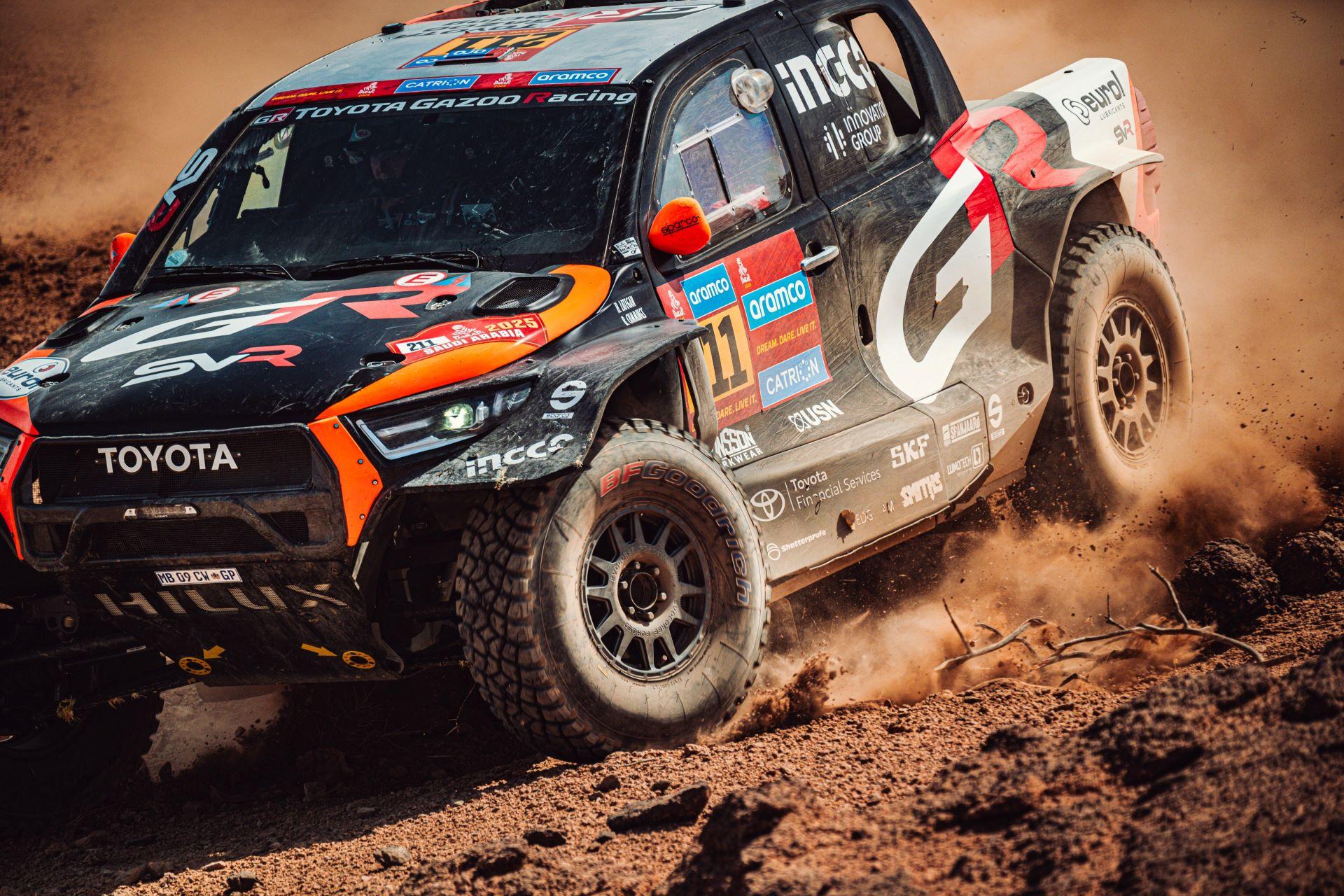TOYOTA GAZOO Racing Kicks Off Dakar 2025 with Impressive Prologue Performance