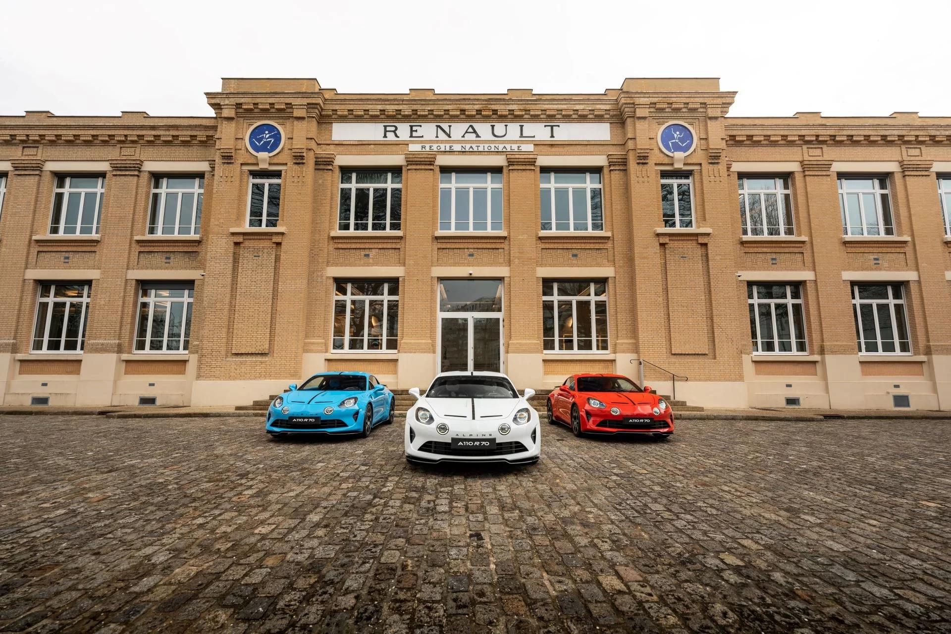 Alpine Celebrates 70 Years with Exclusive A110 R 70 and A110 GTS