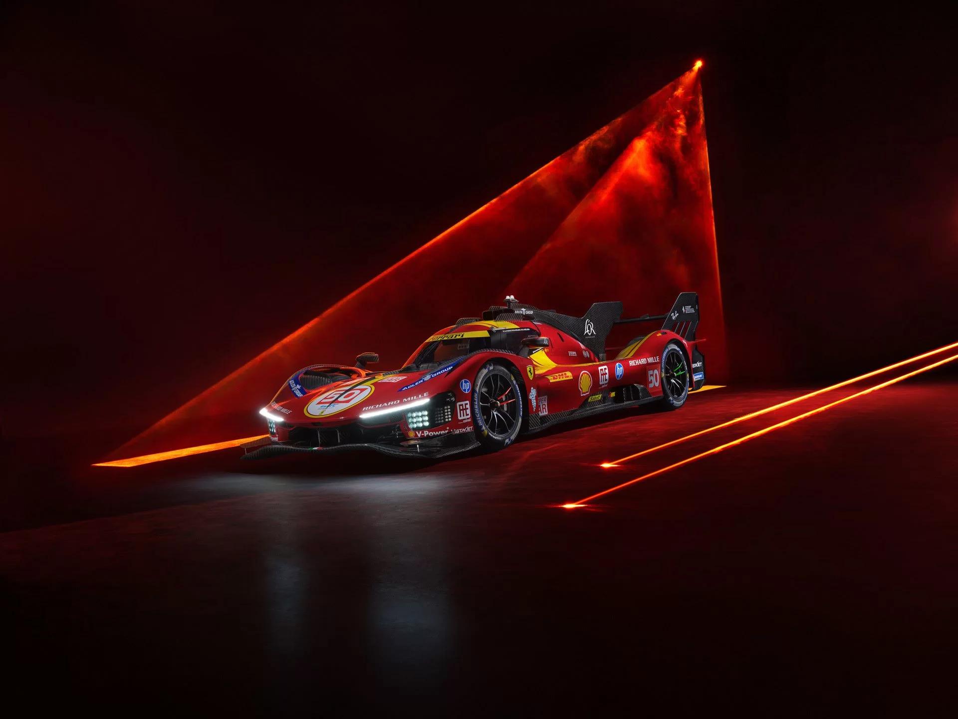 Ferrari Unveils Striking 2025 Livery for 499P Le Mans Hypercar