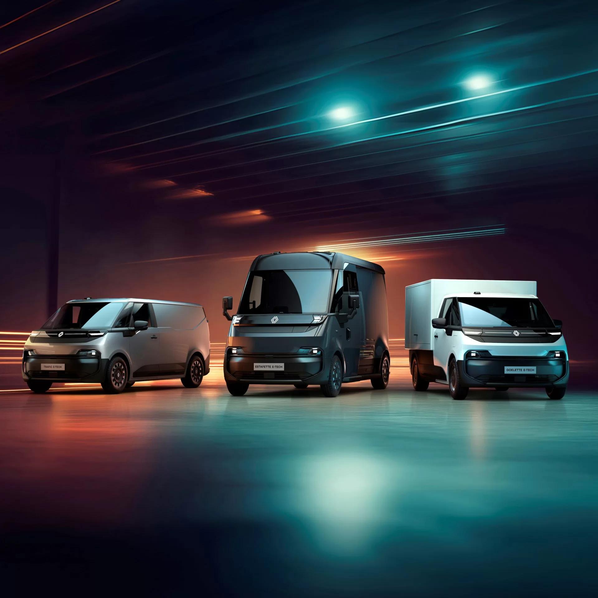 Renault Unveils a Revolutionary LCV Range: Estafette, Goelette, and Trafic E-Tech Electric