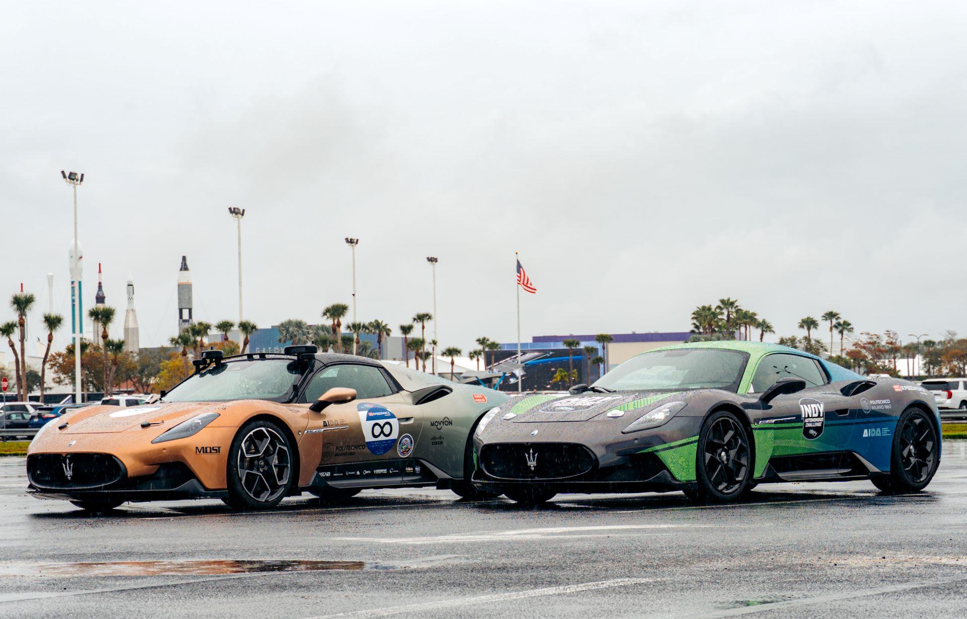 AI-Driver from Politecnico di Milano Sets New Autonomous Speed Record with Indy Autonomous Challenge Maserati MC20 Coupe