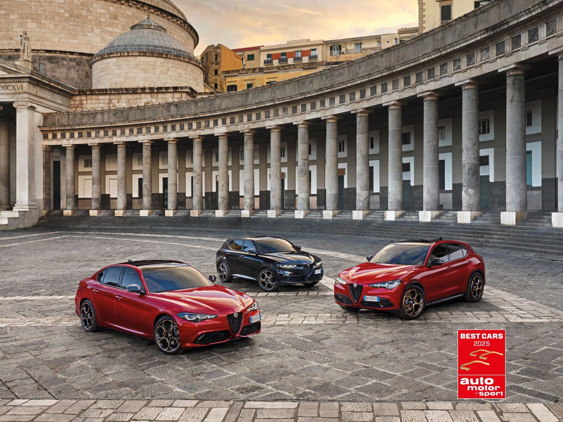 Alfa Romeo Secures Triple Triumph in Germany and Switzerland’s ‘Best Cars’ Awards