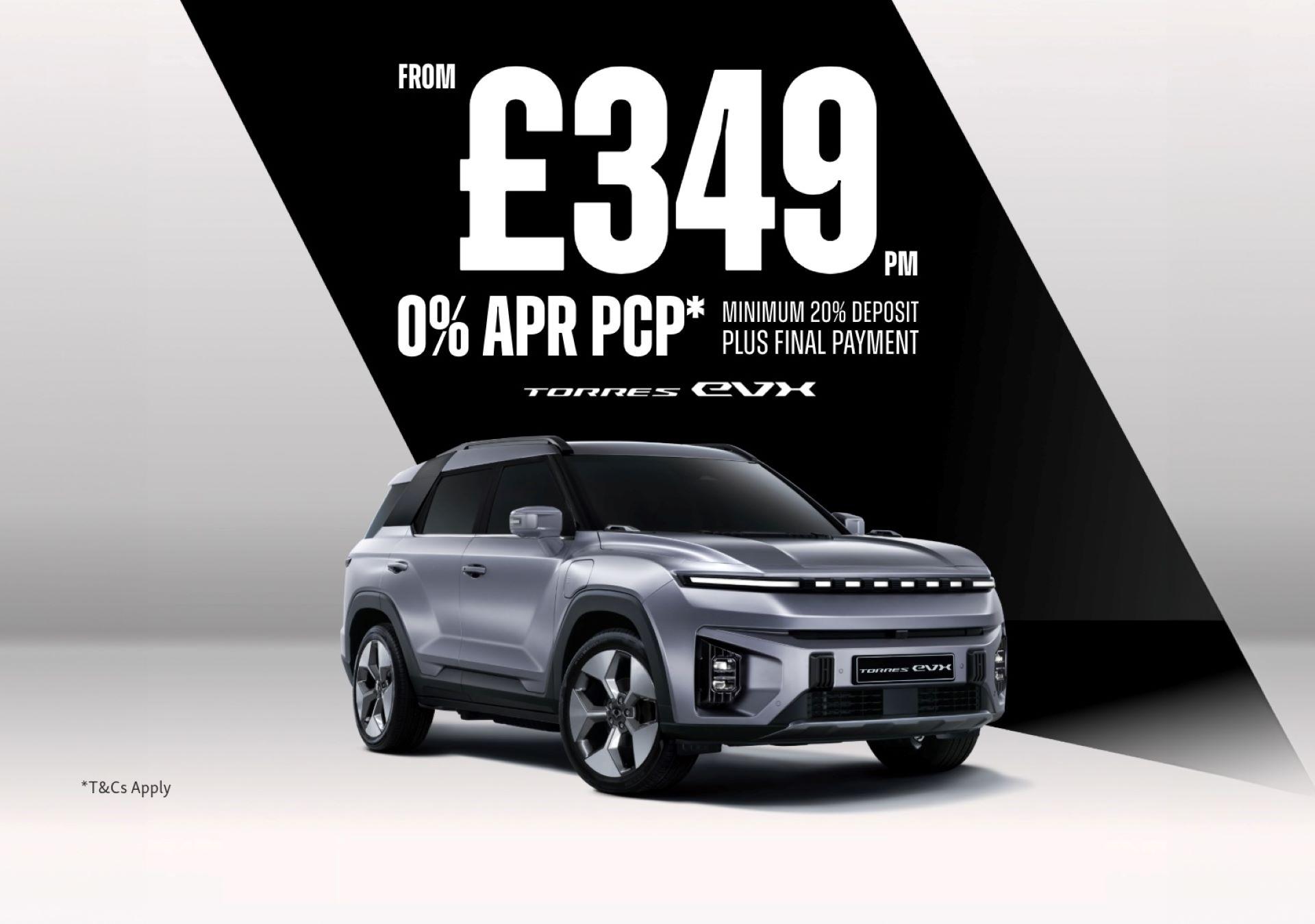 Drive the Future Today: KGM Motors UK’s Exclusive 0% APR Finance Offer on the Torres EVX