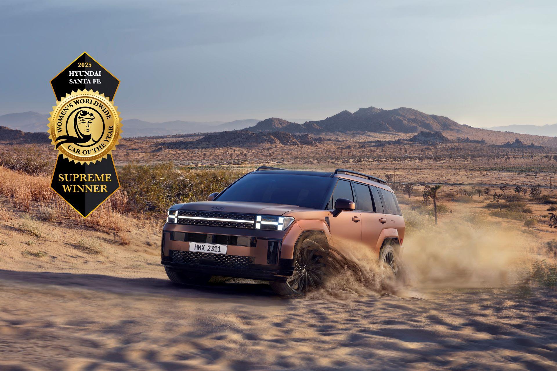 Hyundai Santa Fe Crowned World’s Best Car for 2025 by Women’s Worldwide Car of the Year