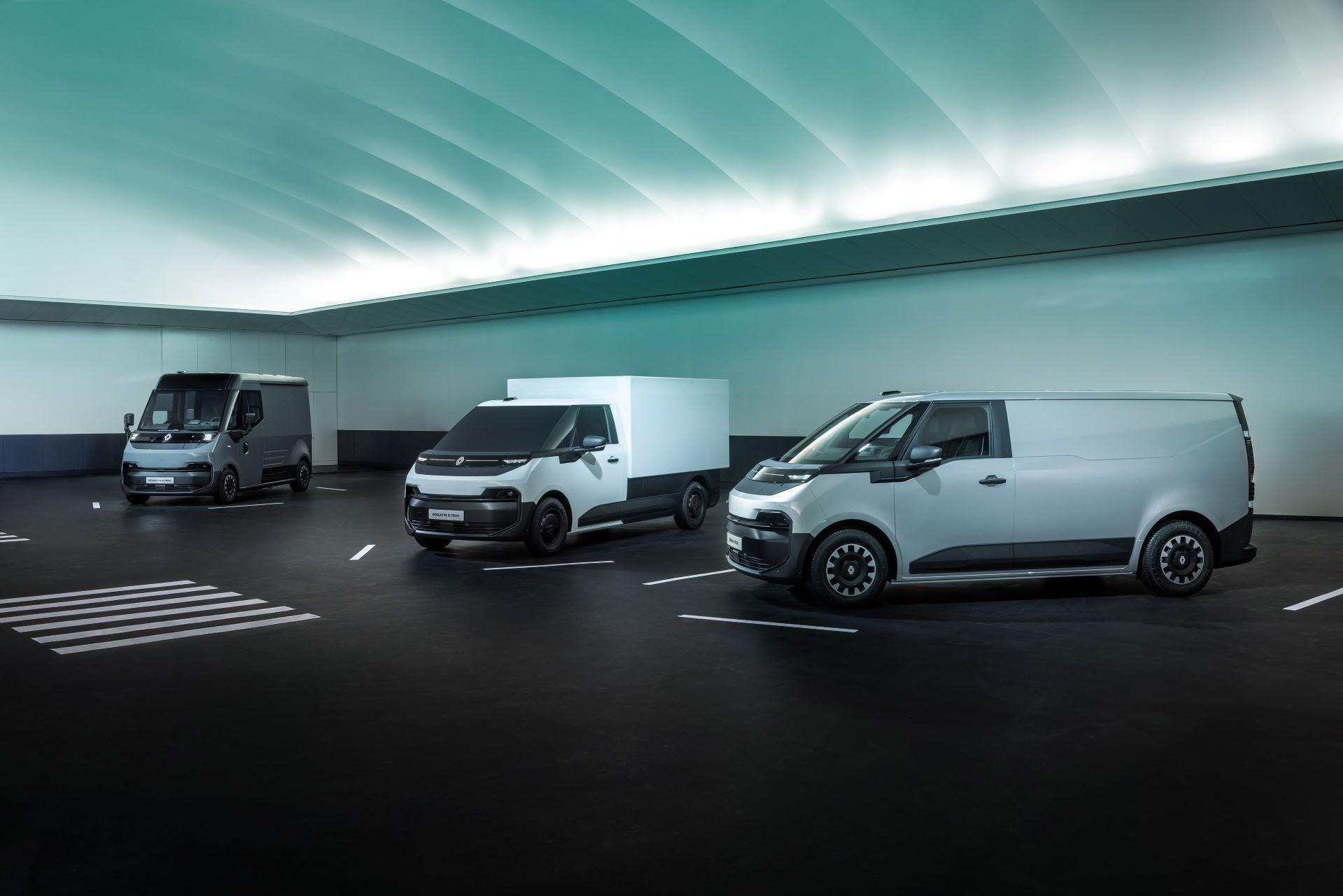 Renault Reinvents the Electric Van: Meet the Next-Gen Trafic, Goelette and Estafette E-Tech